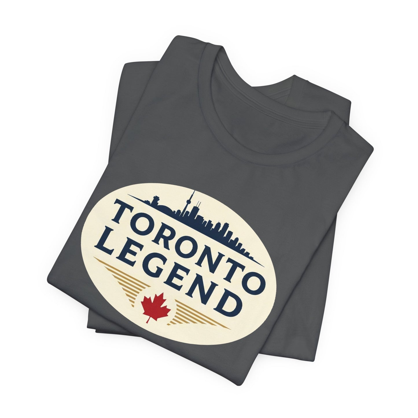 Toronto Legend Unisex Jersey Short Sleeve Tee, Toronto T-Shirt, Travel Shirt, Canada Souvenir, Gift for Travelers, Casual Wear