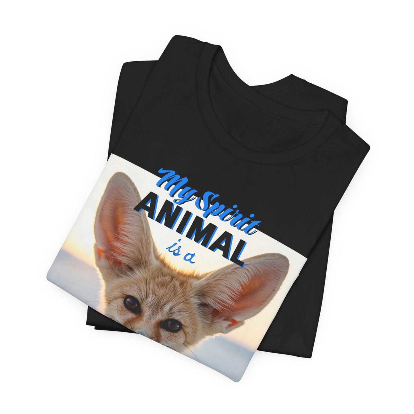 Fennec Fox Spirit Animal Tee - Unisex Short Sleeve Shirt - Fox Lovers - Schmartypants