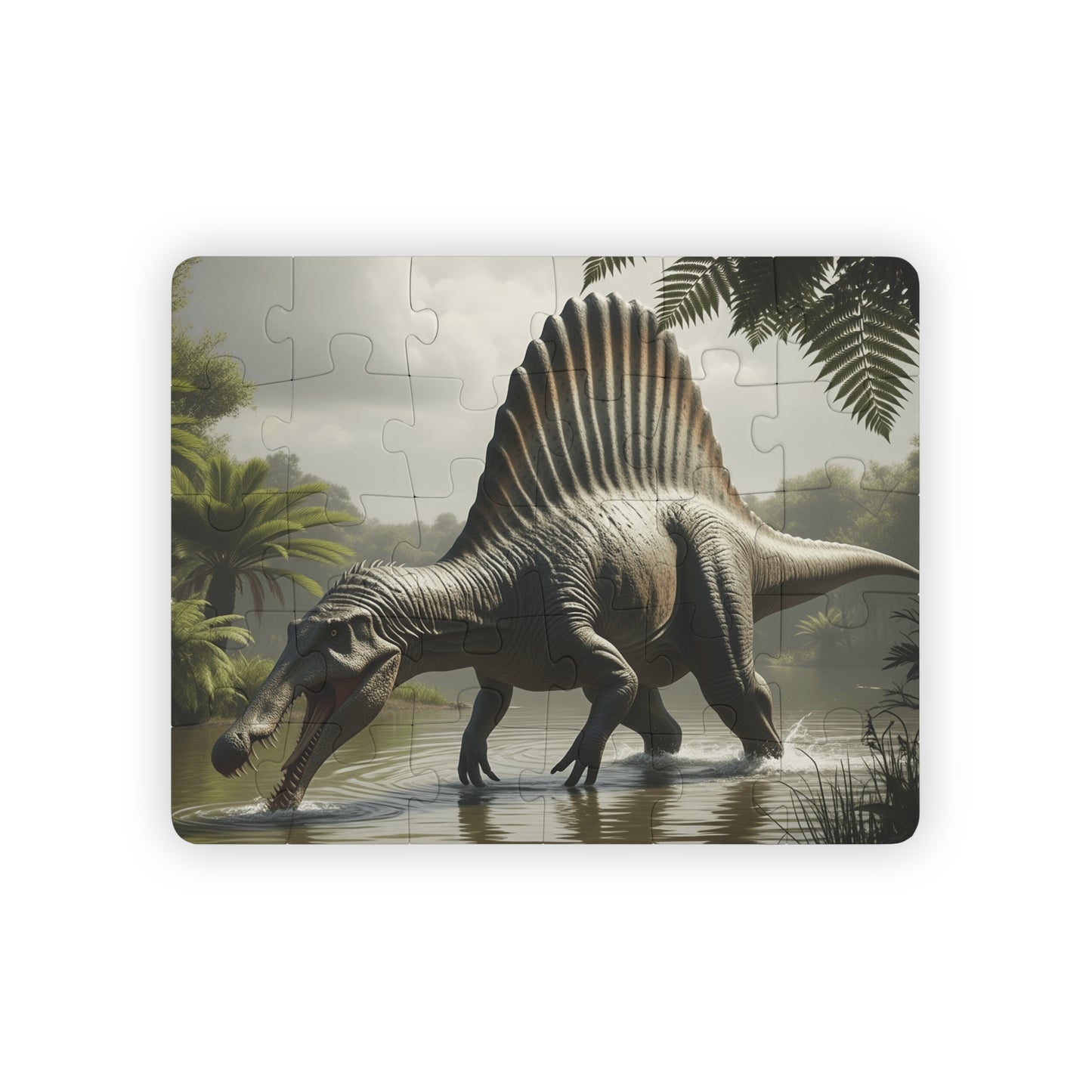 Dinosaur Puzzle for Kids, 30-Piece Spinosaurus Puzzle, Fun Educational Toy, Perfect Birthday Gift, STEM Activity, Dinosaur-Themed Decor