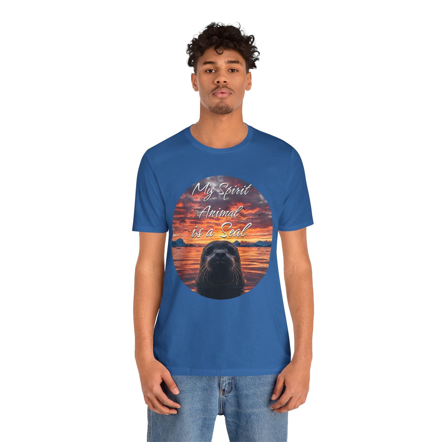Seal Spirit Animal Ocean Wildlife Unisex Tee, My Spirit Animal is a Seal Shirt, Seal Lover Gift, Ocean Adventure Tee, Sea Animal Tee, Seal
