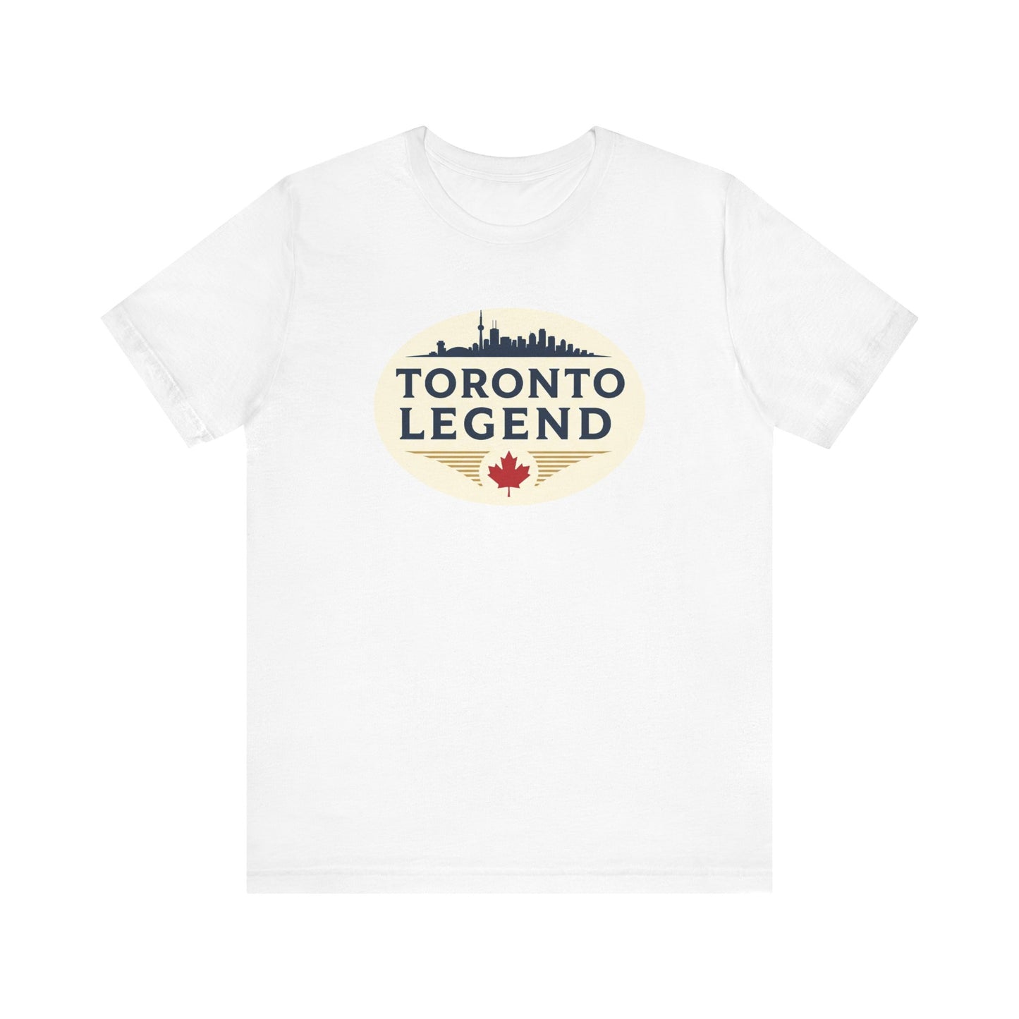Toronto Legend Unisex Jersey Short Sleeve Tee, Toronto T-Shirt, Travel Shirt, Canada Souvenir, Gift for Travelers, Casual Wear
