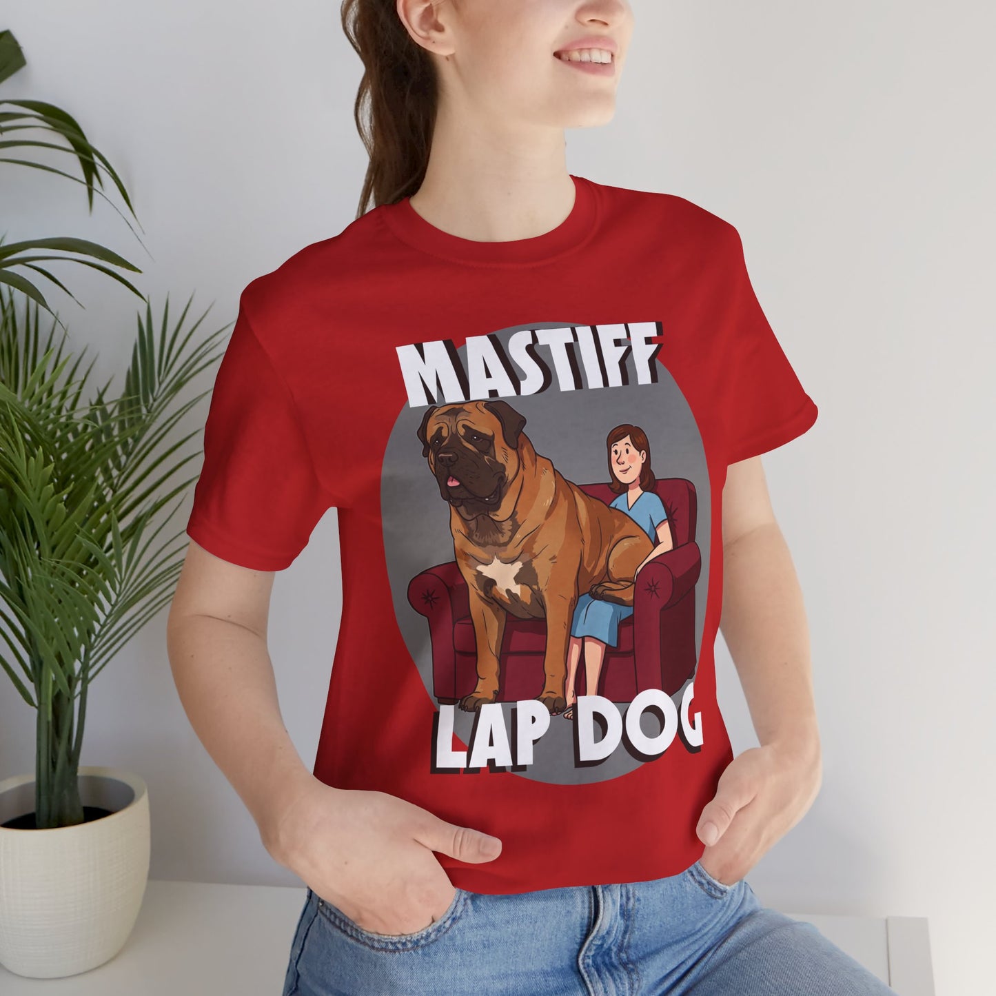 Mastiff Lap Dog T-Shirt – Hilarious and Comfy Tee for Dog Lovers - Schmartypants