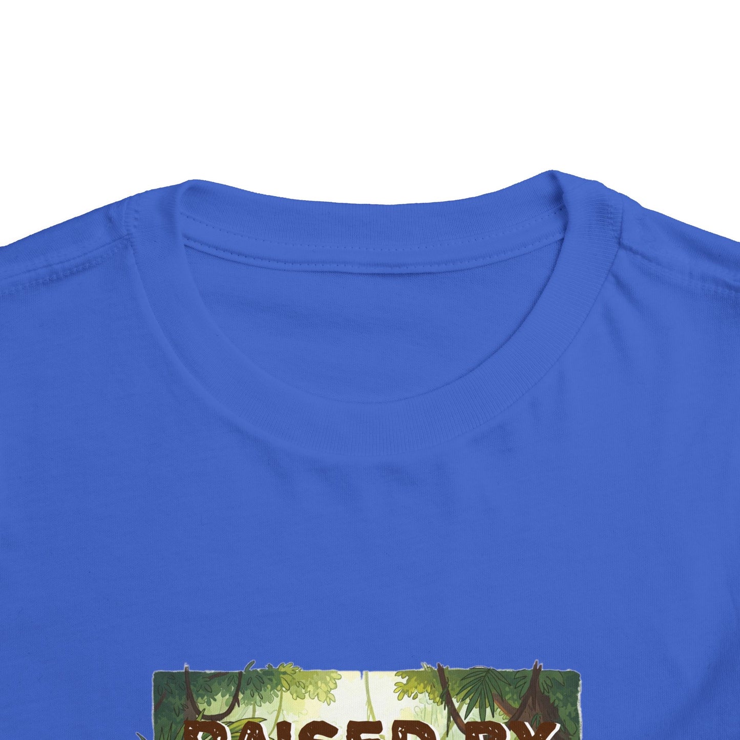 Funny and Adorable Toddler Tee - 'Raised by Gorillas' Design for kids who love gorillas - Schmartypants