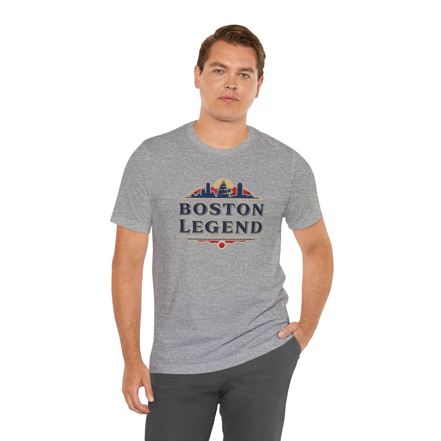 Boston Legend Unisex Tee | Casual Everyday Wear, Gift for Sports Fans, Boston Pride Shirt, Travel Souvenir, Summer Outfit