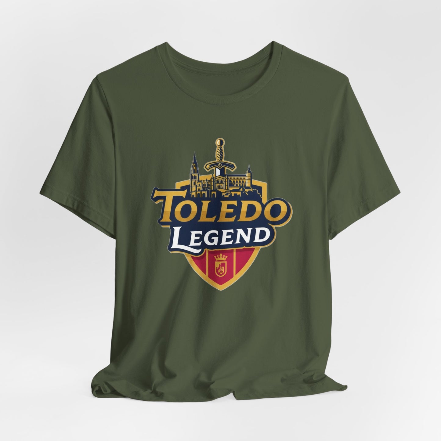 Toledo Spain Legend Unisex Tee | Casual Wear, Souvenir T-shirt, Travel Apparel, Unique Graphic Shirt