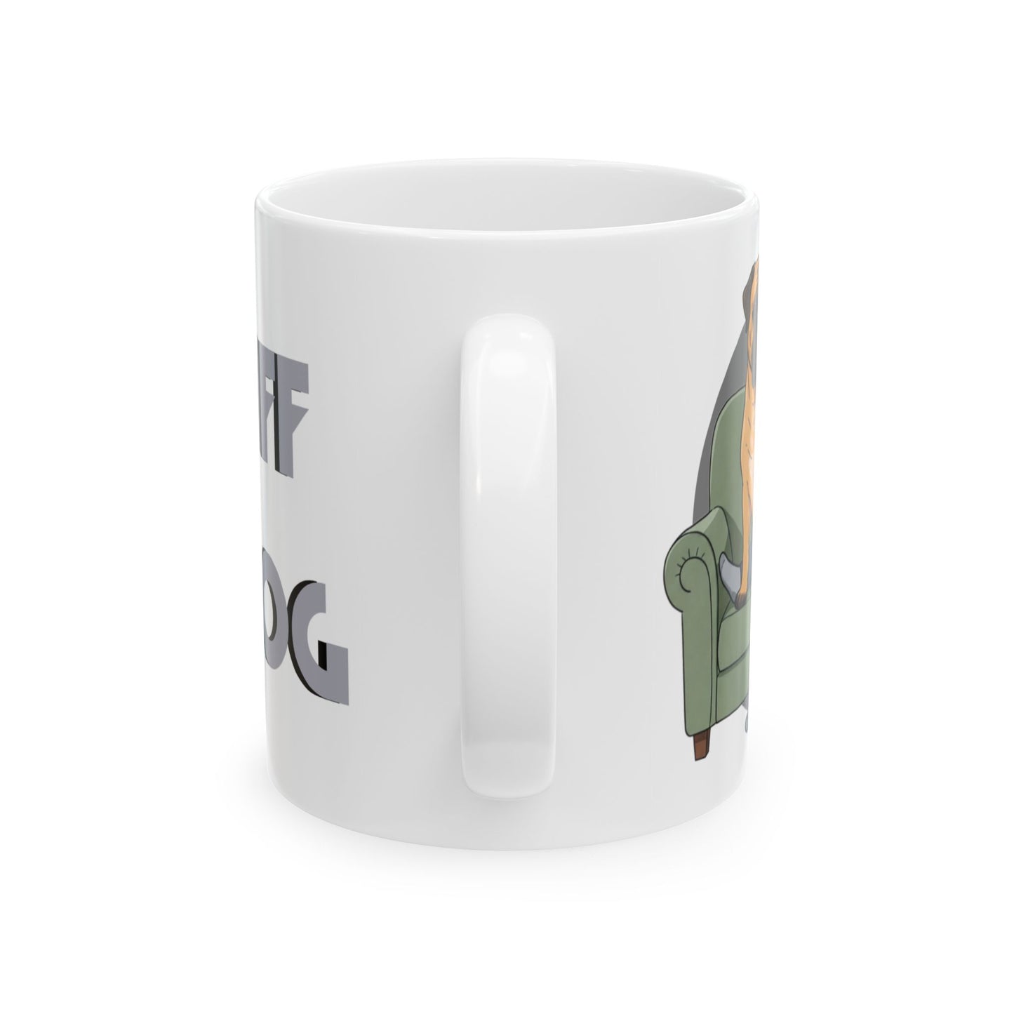 Cozy Mastiff Lover's Ceramic Mug - Perfect Gift for Mastiff Dog Owners, Funny Coffee Cup, Home Decor, Pet Lover Gift, Relaxation Mug - Schmartypants