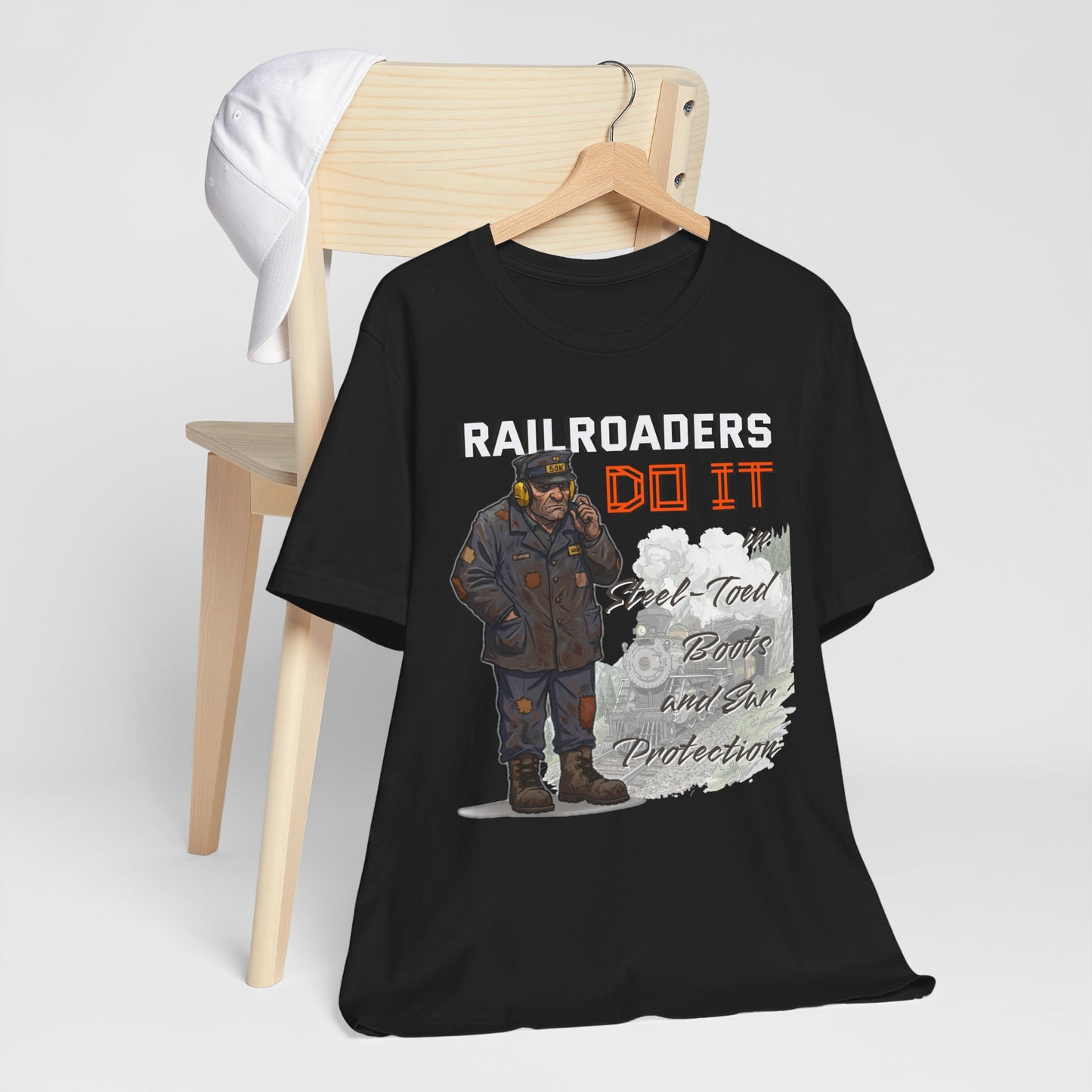 Funny Railroader Shirt, Train Lover Gift, Railroad Employee Tee, Conductor Gift, Railway Worker Shirt