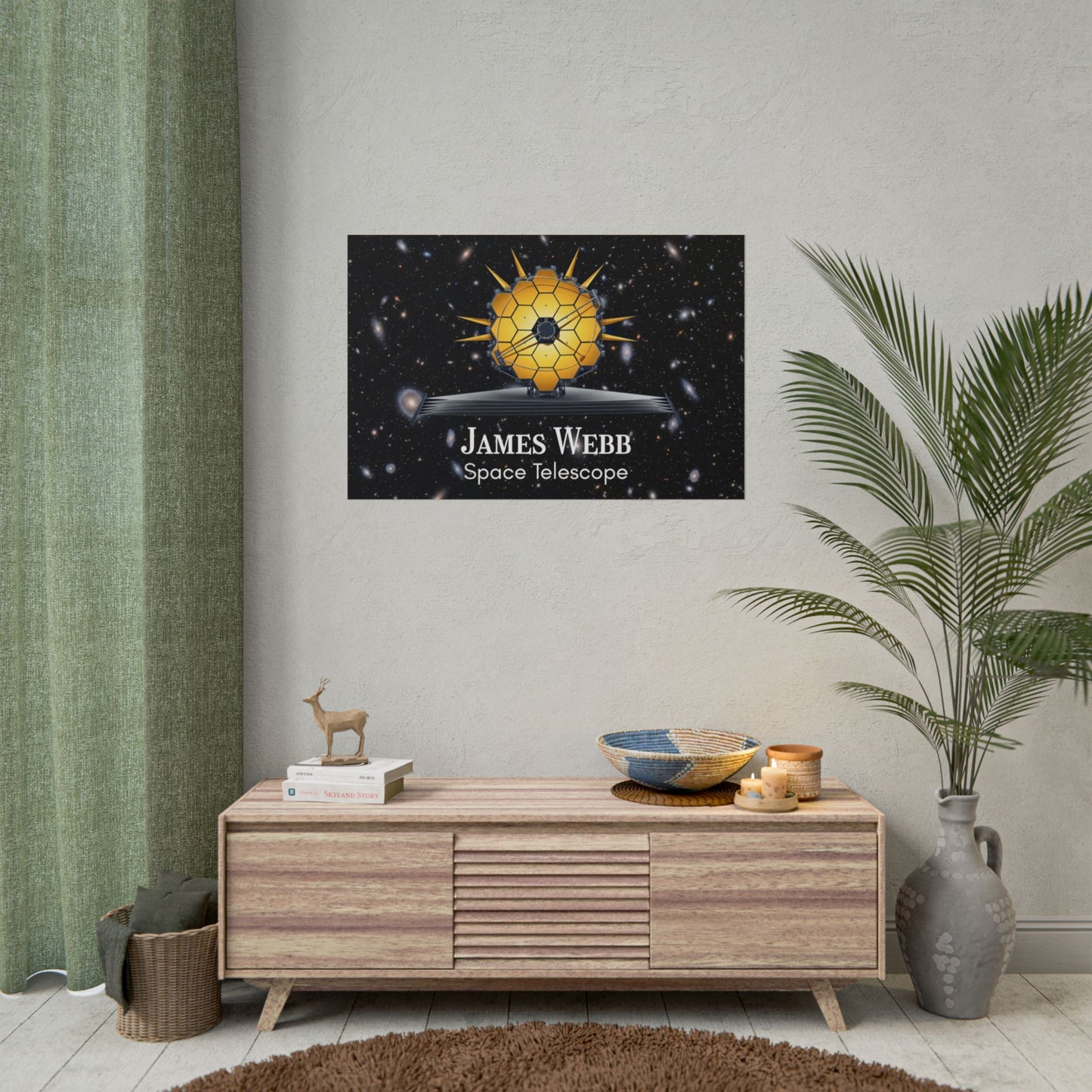 James Webb Space Telescope Rolled Poster, Astronomy Decor, Space Lover Gift, Educational Wall Art, Science Poster, Astronaut Room Decor