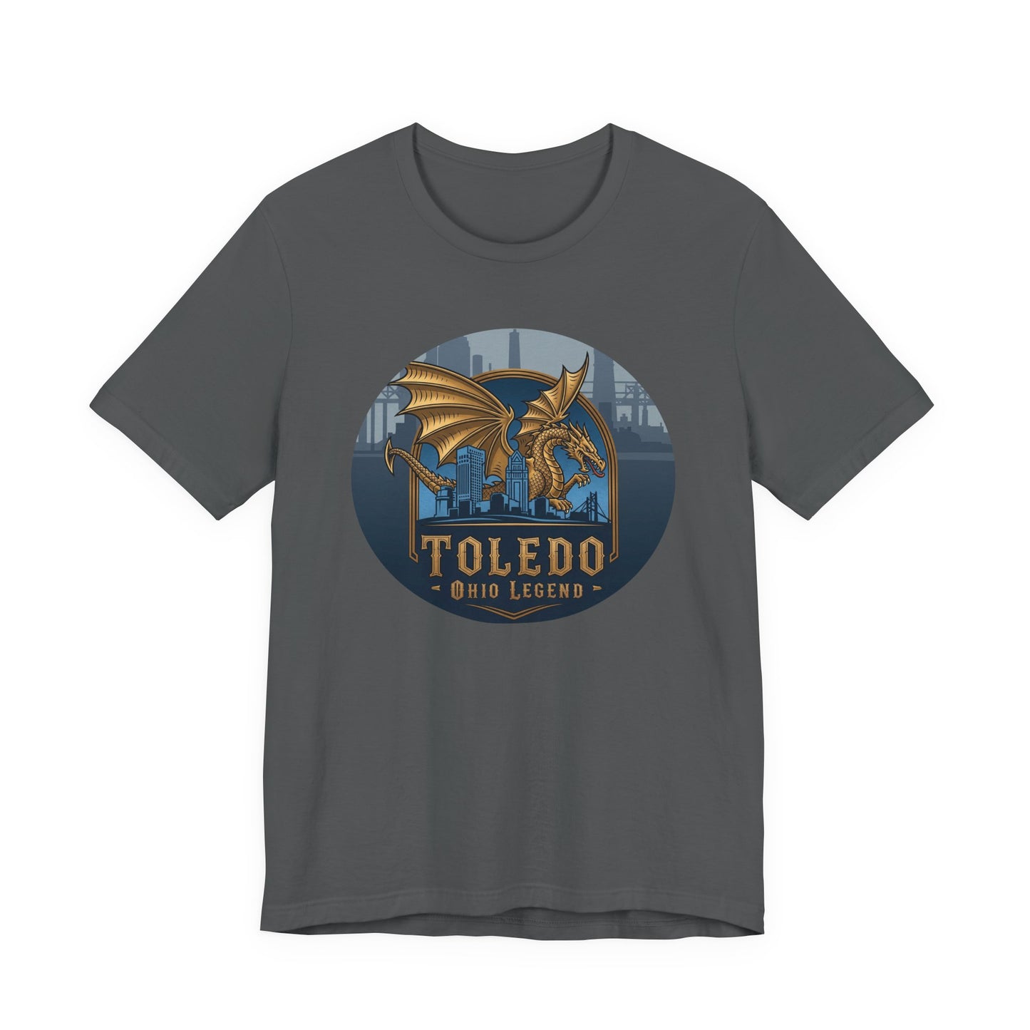 Toledo Dragon Legend T-Shirt | Unisex Jersey Tee | Perfect Gift for Fans, Festivals, and Celebrations, Casual Wear, Graphic Tee
