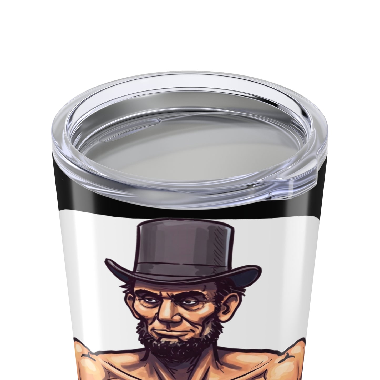 Funny History Buff Tumbler 20oz - Gift for Abraham Lincoln Fans, History Students and Teachers - Schmartypants