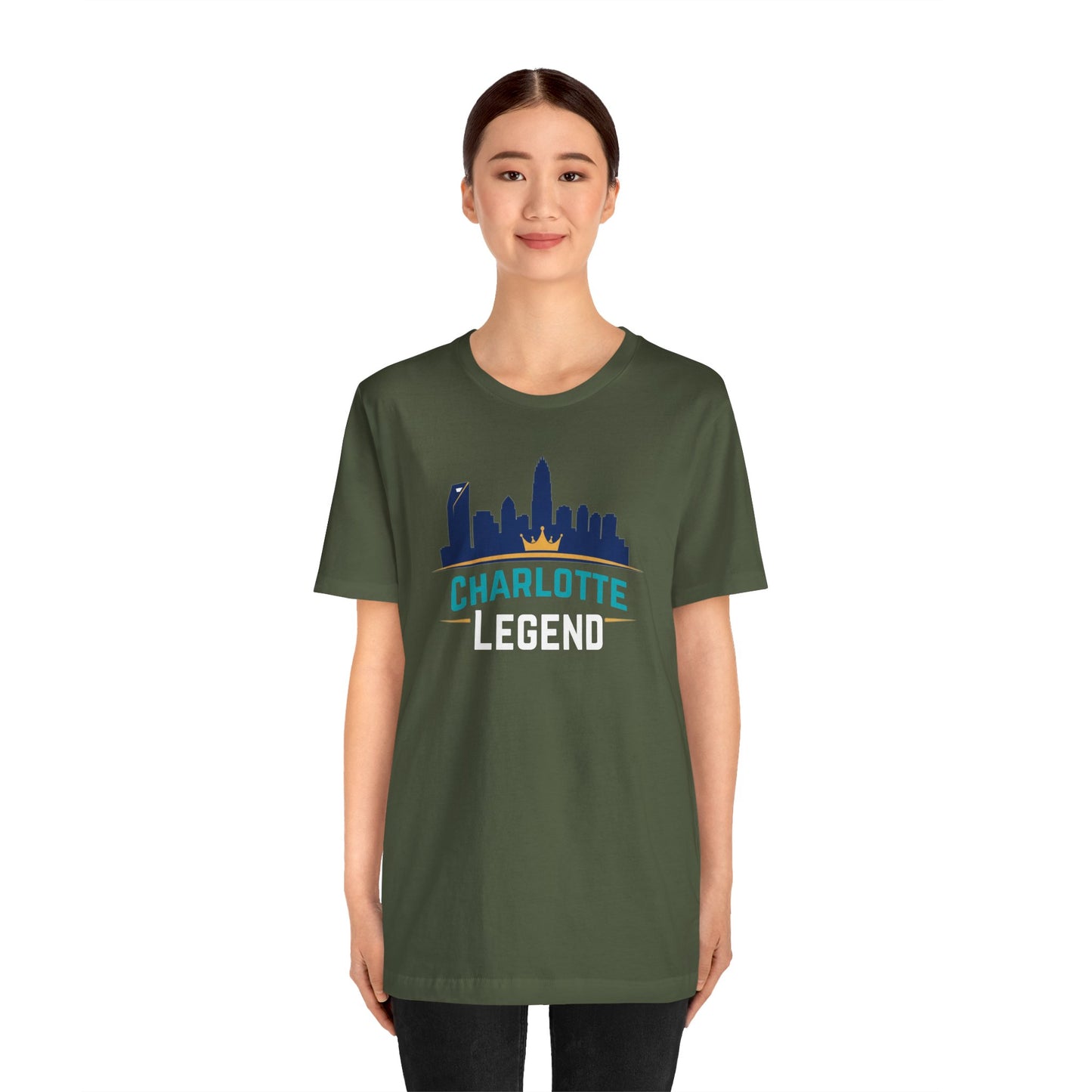 Charlotte Legend T-Shirt, Unisex Graphic Tee, Urban Streetwear, Gift for Sports Fans, City Pride Apparel, Charlotte Souvenir Tee