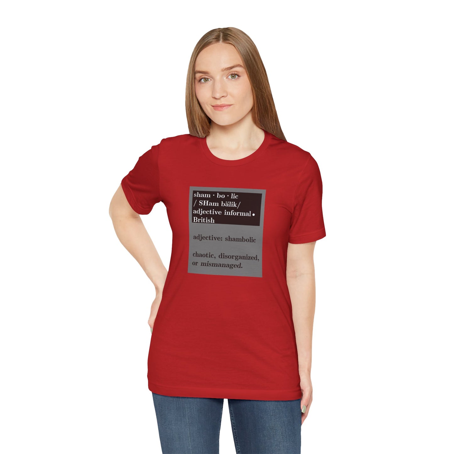 Shambolic Definition Graphic T-Shirt, Casual Wear, Perfect Gift, Unisex Apparel, Protest Humor, Rachal Maddow Fans