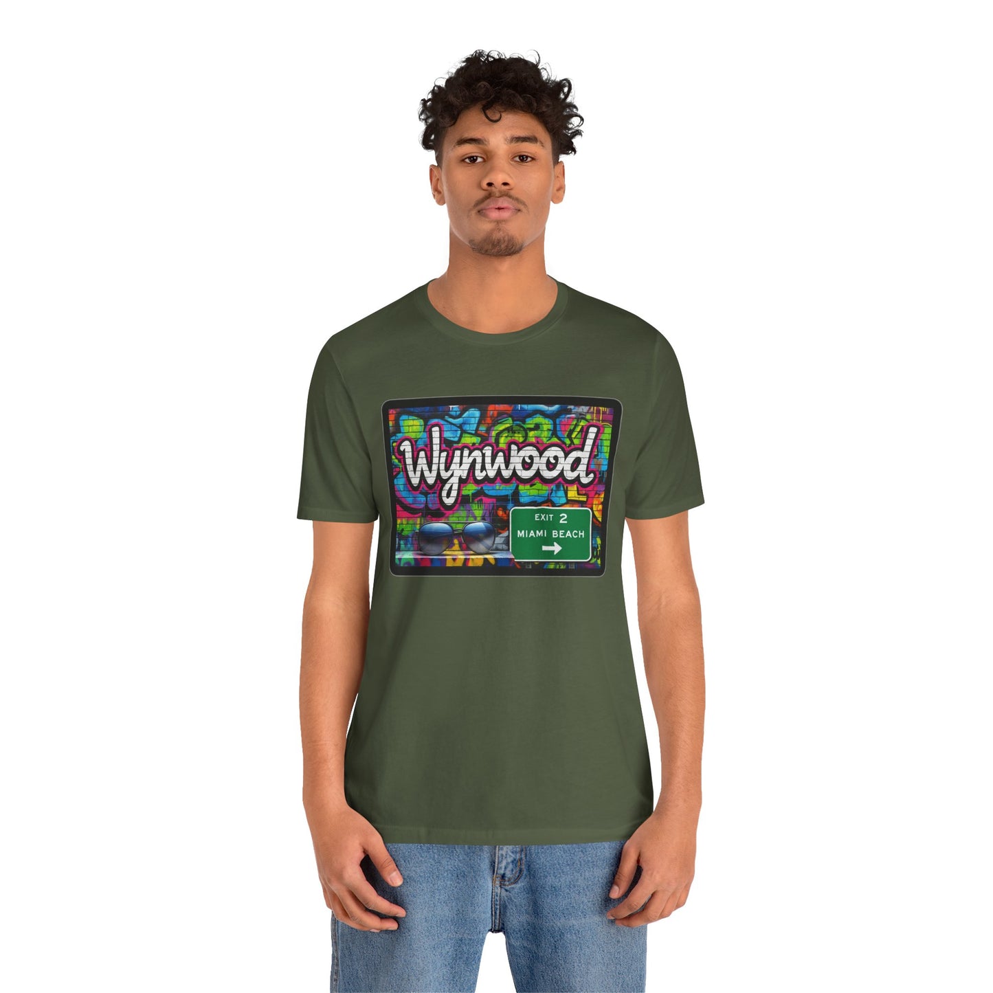 Wynwood Art Scene Tee, Unisex Graphic T-Shirt, Miami Beach Gift, Street Art Apparel, Casual Wear, Travel Inspiration
