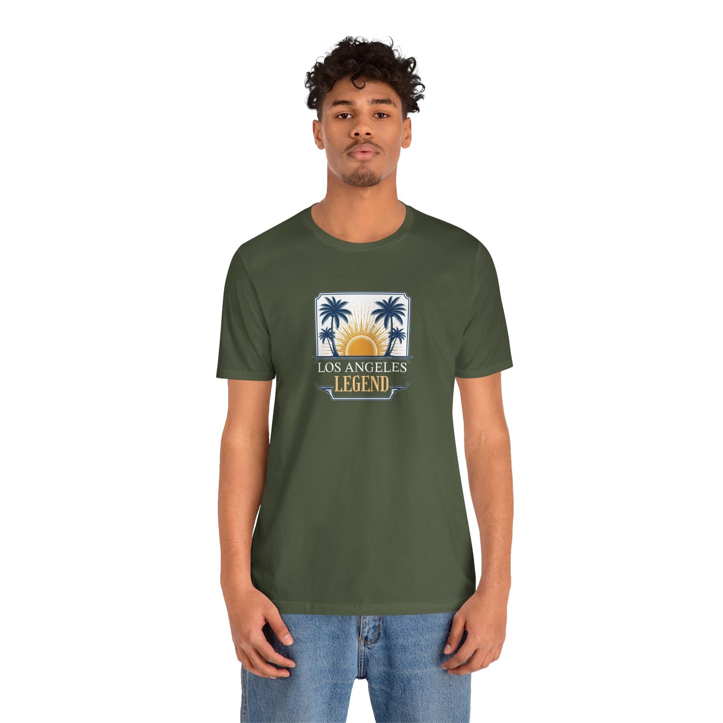 Los Angeles Legend Tee, Unisex Short Sleeve Shirt, California Pride, Summer Vibe, Travel Gift, Casual Wear, L.A. Souvenir Tee