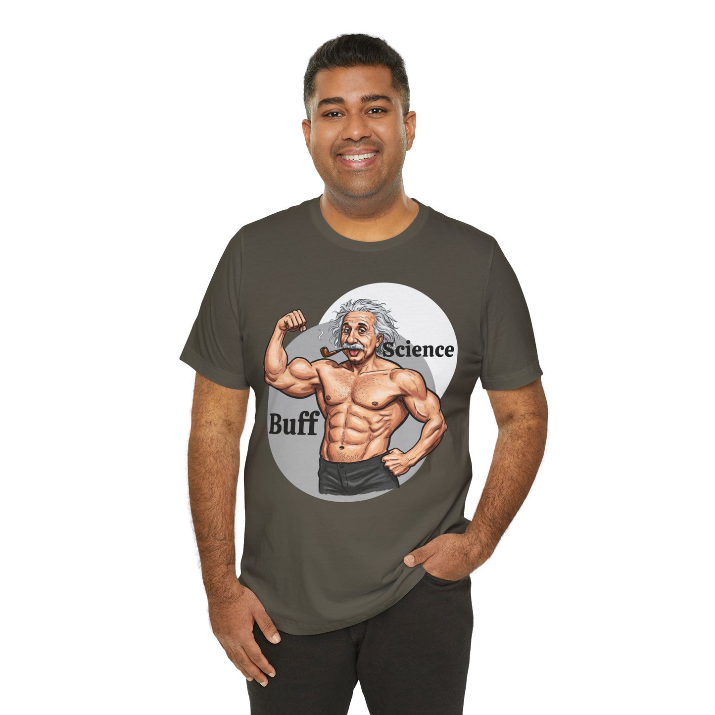 Science Buff Unisex Short Sleeve Tee - Funny Science Themed T-Shirt - Einstein Gift - Physics Lovers - Schmartypants