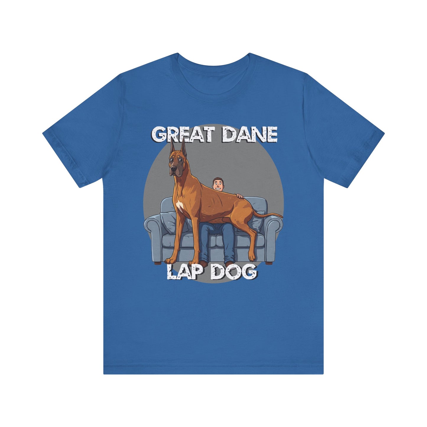 Great Dane Lap Dog Unisex Tee - Hilarious Dog Lover Graphic T-Shirt - Schmartypants