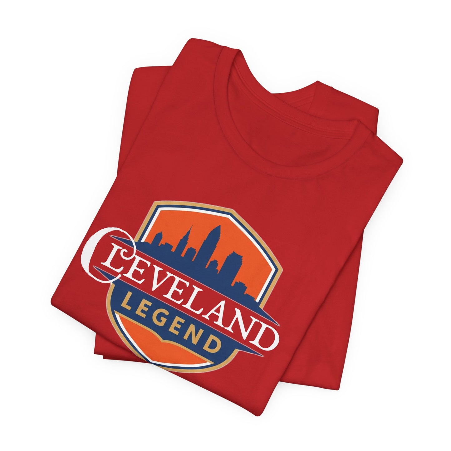 Cleveland Legend Unisex Tee - Casual Graphic Shirt, Gift for Sports Fans, Summer Essential, Unique Ohio Pride Tee, Cleveland Souvenir Tee