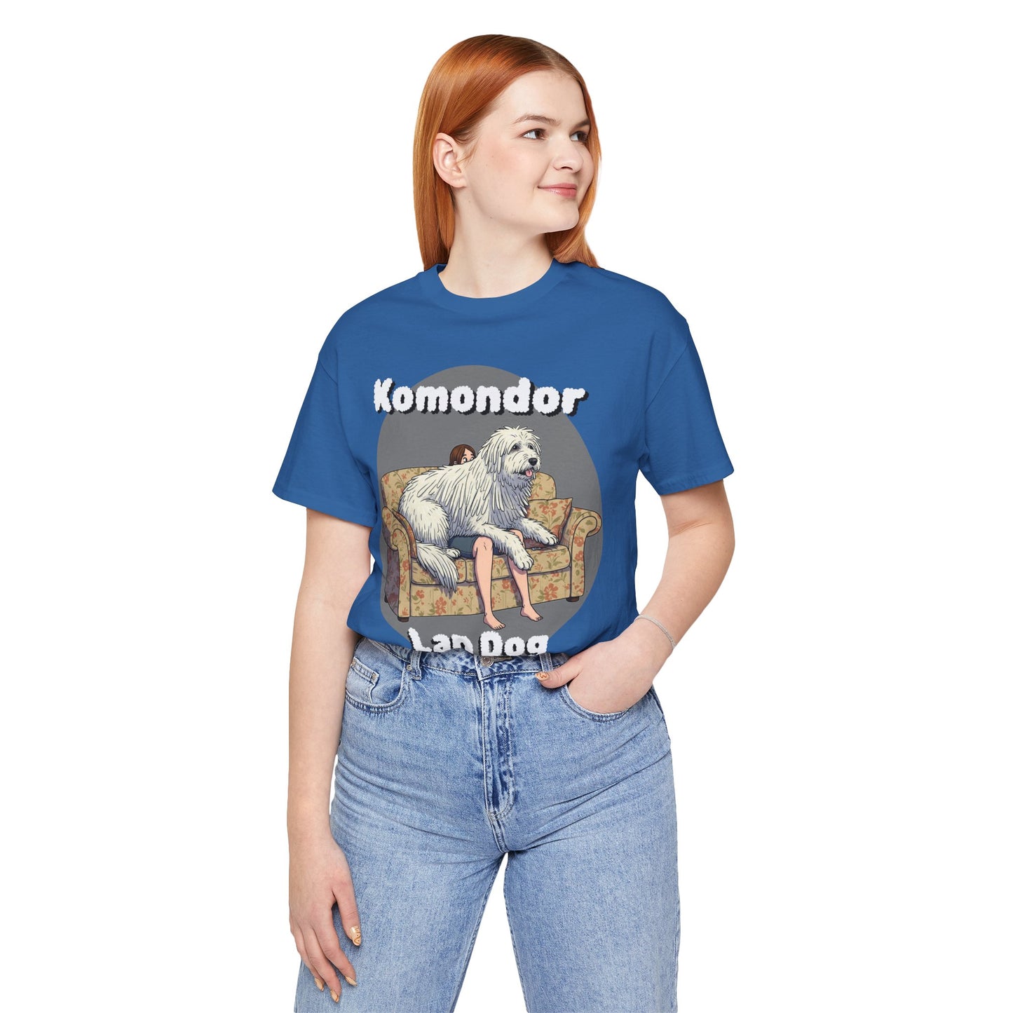 Komondor Lap Dog Unisex Tee - Funny Dog Lover's Short Sleeve Shirt - Schmartypants