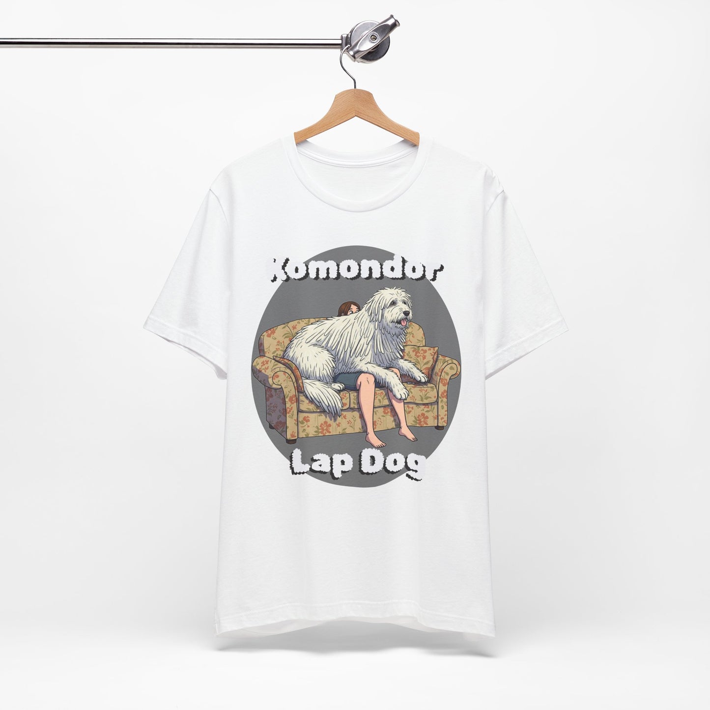 Komondor Lap Dog Unisex Tee - Funny Dog Lover's Short Sleeve Shirt - Schmartypants
