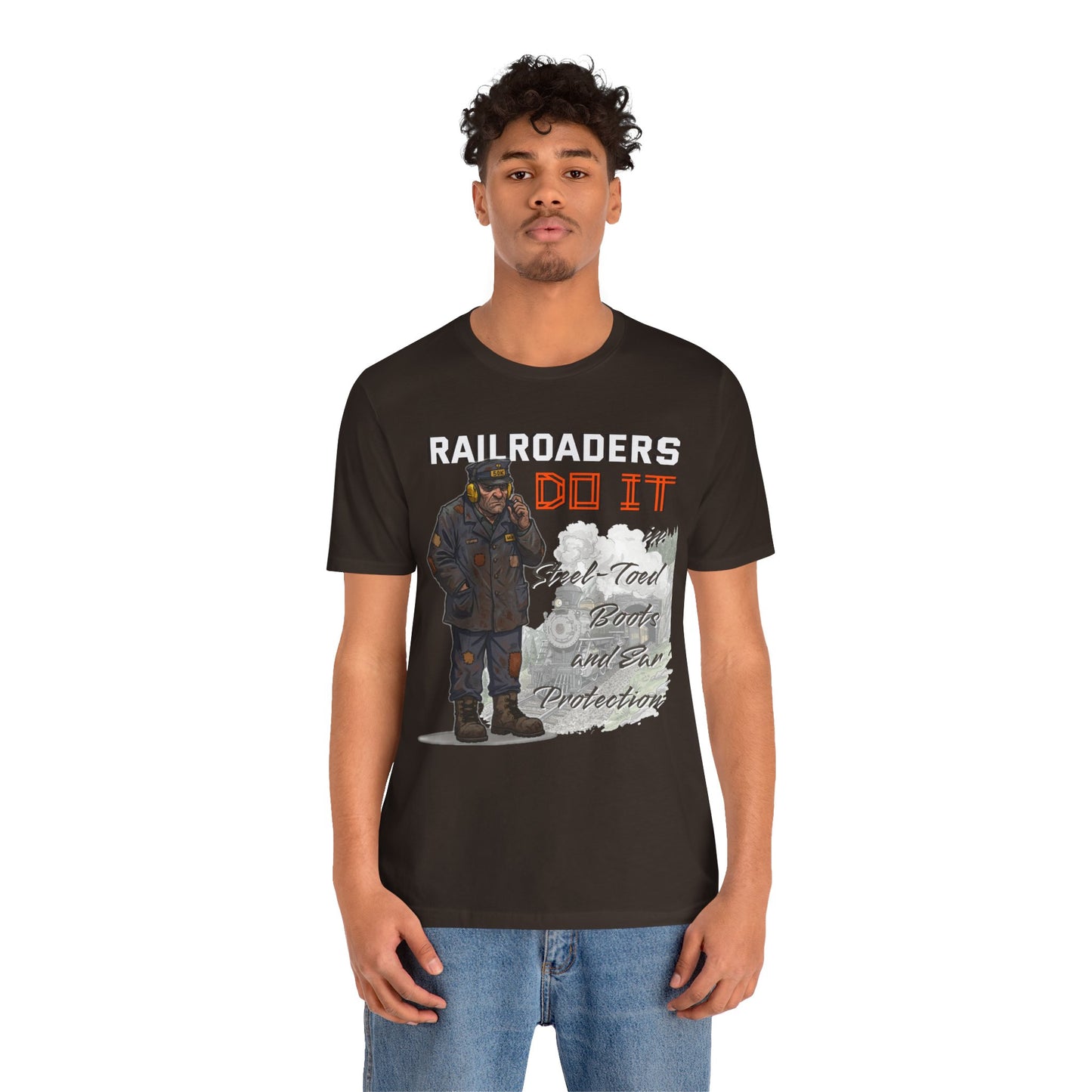 Funny Railroader Shirt, Train Lover Gift, Railroad Employee Tee, Conductor Gift, Railway Worker Shirt