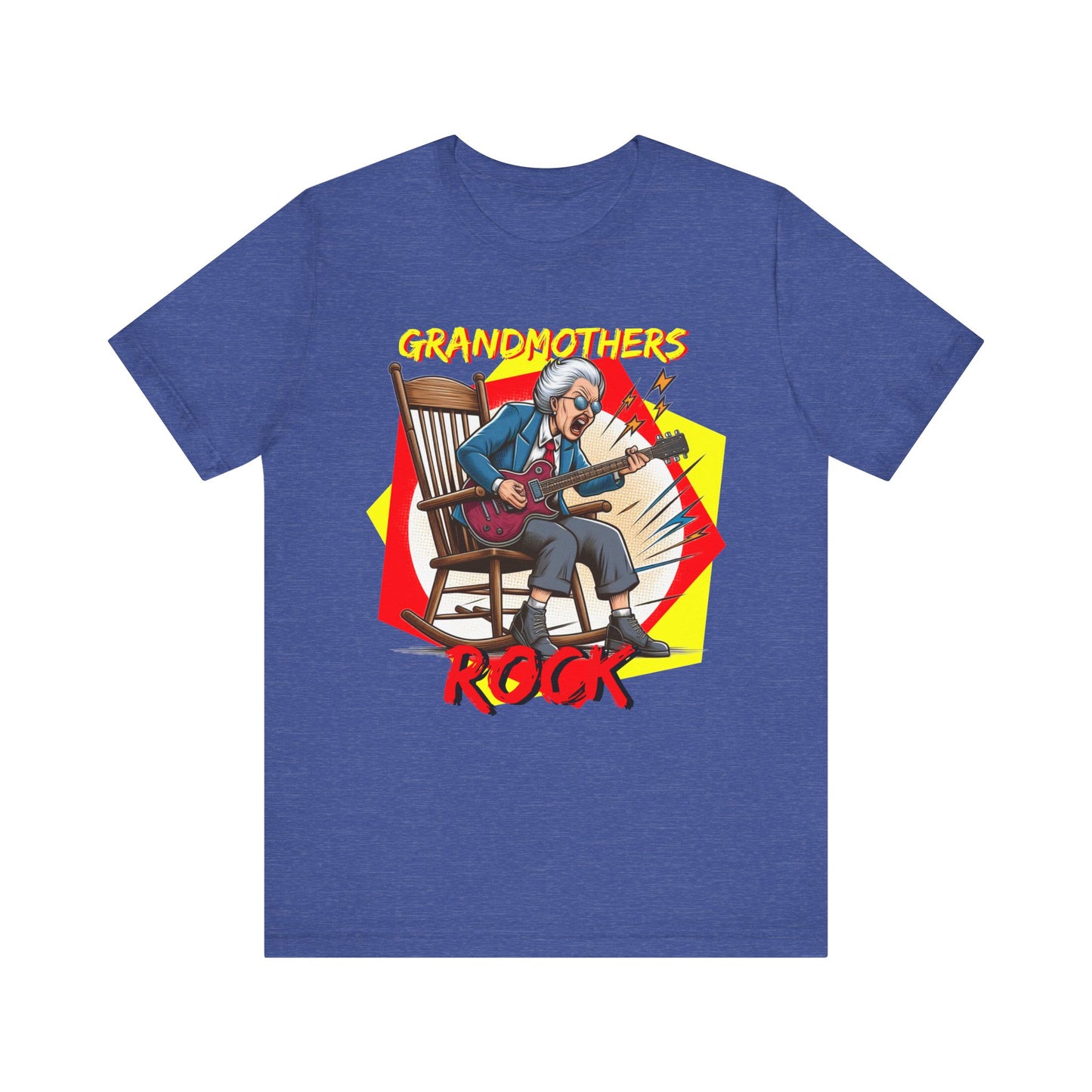 'Grandmothers Rock' Unisex Jersey Short Sleeve Tee - Funny Gift to Show Love for the Special Grandmother in Your Life - Schmartypants