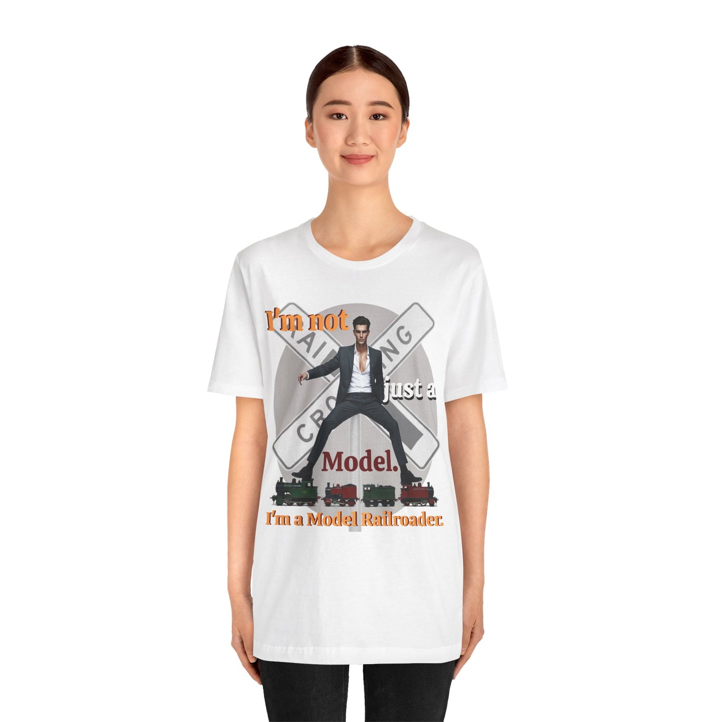 Funny Model Railroader Tee - Perfect Gift for Train Enthusiasts - Schmartypants