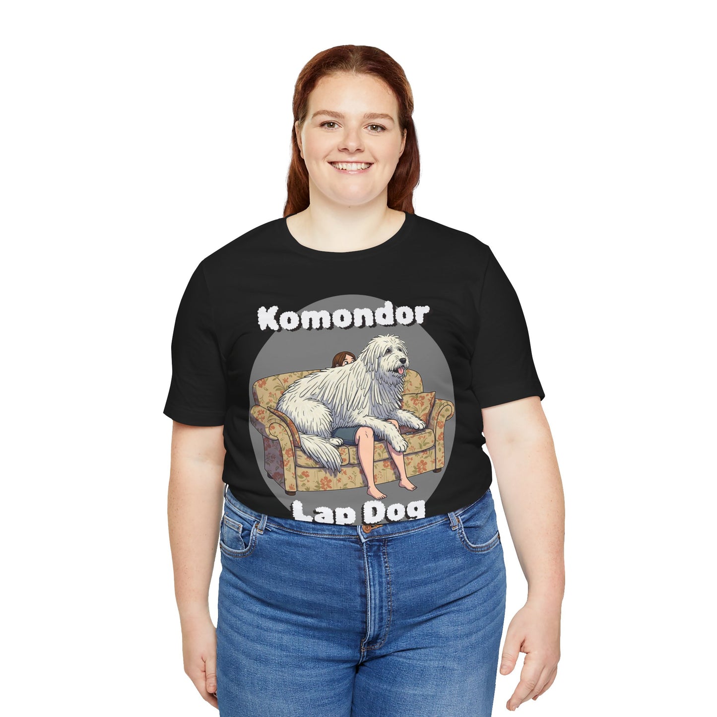 Komondor Lap Dog Unisex Tee - Funny Dog Lover's Short Sleeve Shirt - Schmartypants