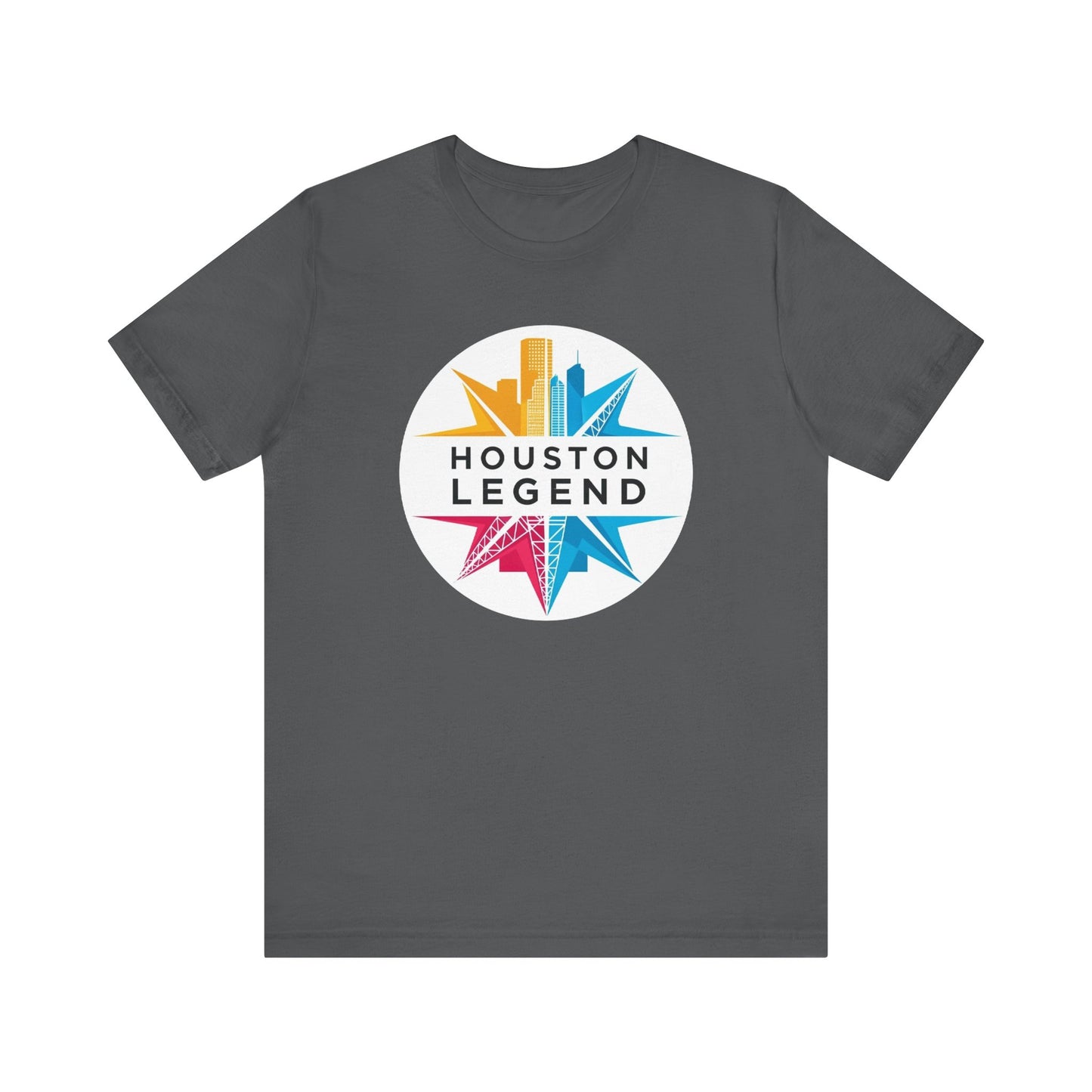 Houston Legend Short Sleeve Tee, Unisex T-Shirt, Houston Souvenir, Urban Fashion, Casual Wear, Gift for Houston Lovers