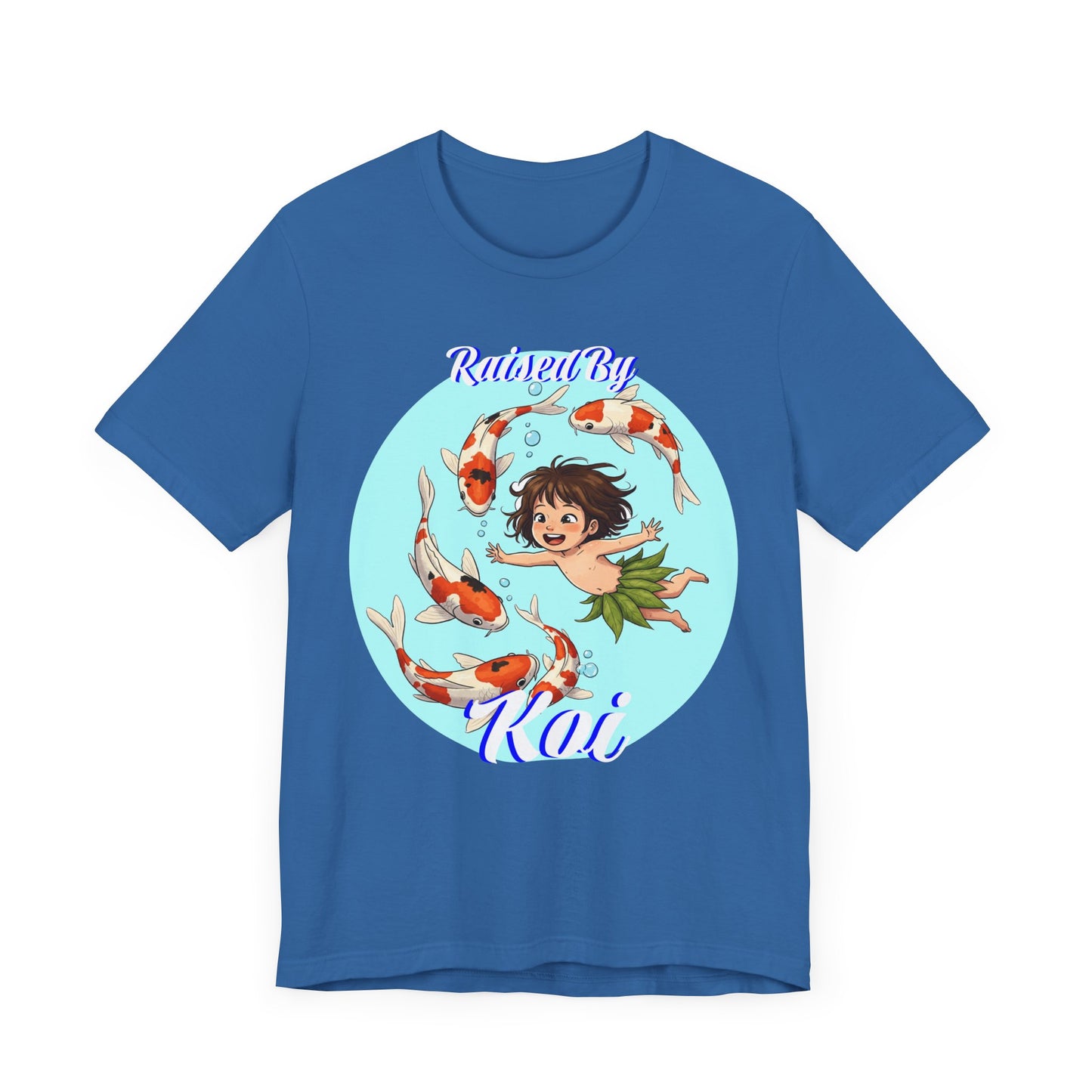 Koi Fish Art Tee, Playful Graphic Shirt, Unisex Summer T-Shirt, Anime Inspired Apparel, Fun Gift for Kids and Teens - Schmartypants