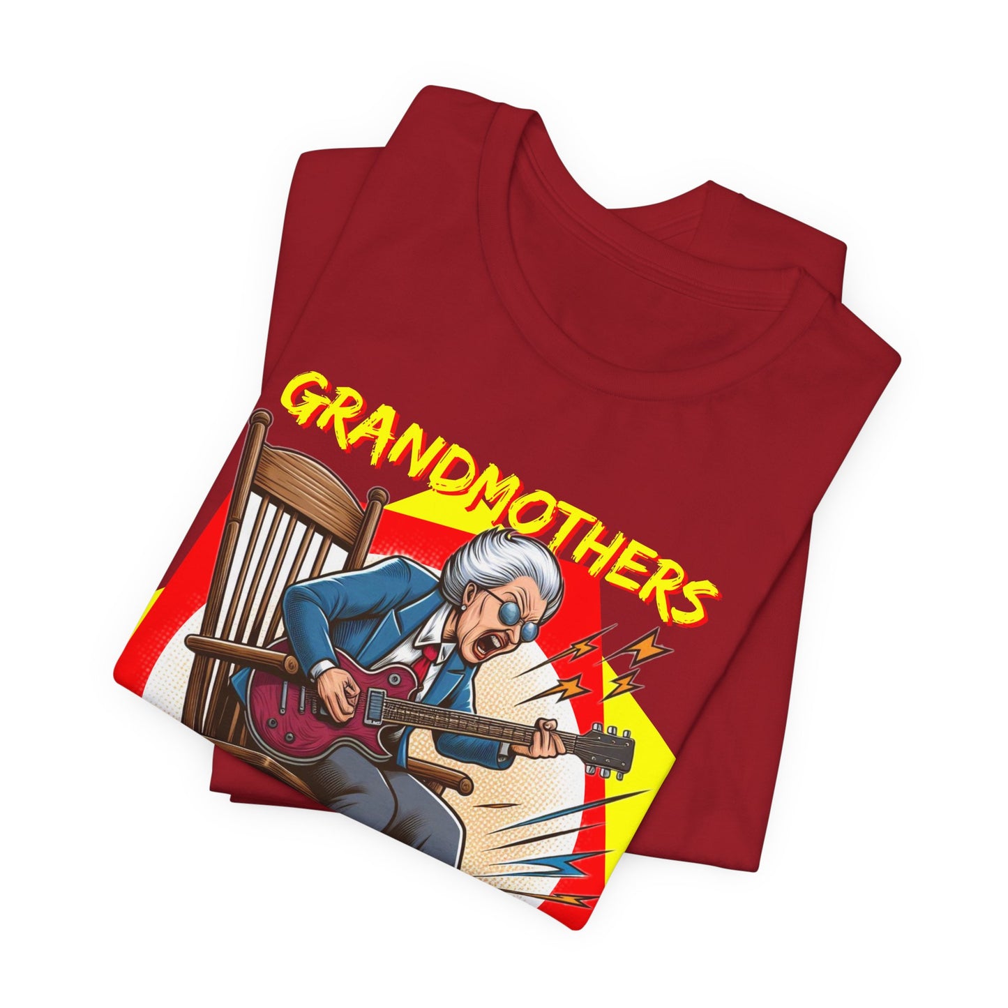 'Grandmothers Rock' Unisex Jersey Short Sleeve Tee - Funny Gift to Show Love for the Special Grandmother in Your Life - Schmartypants