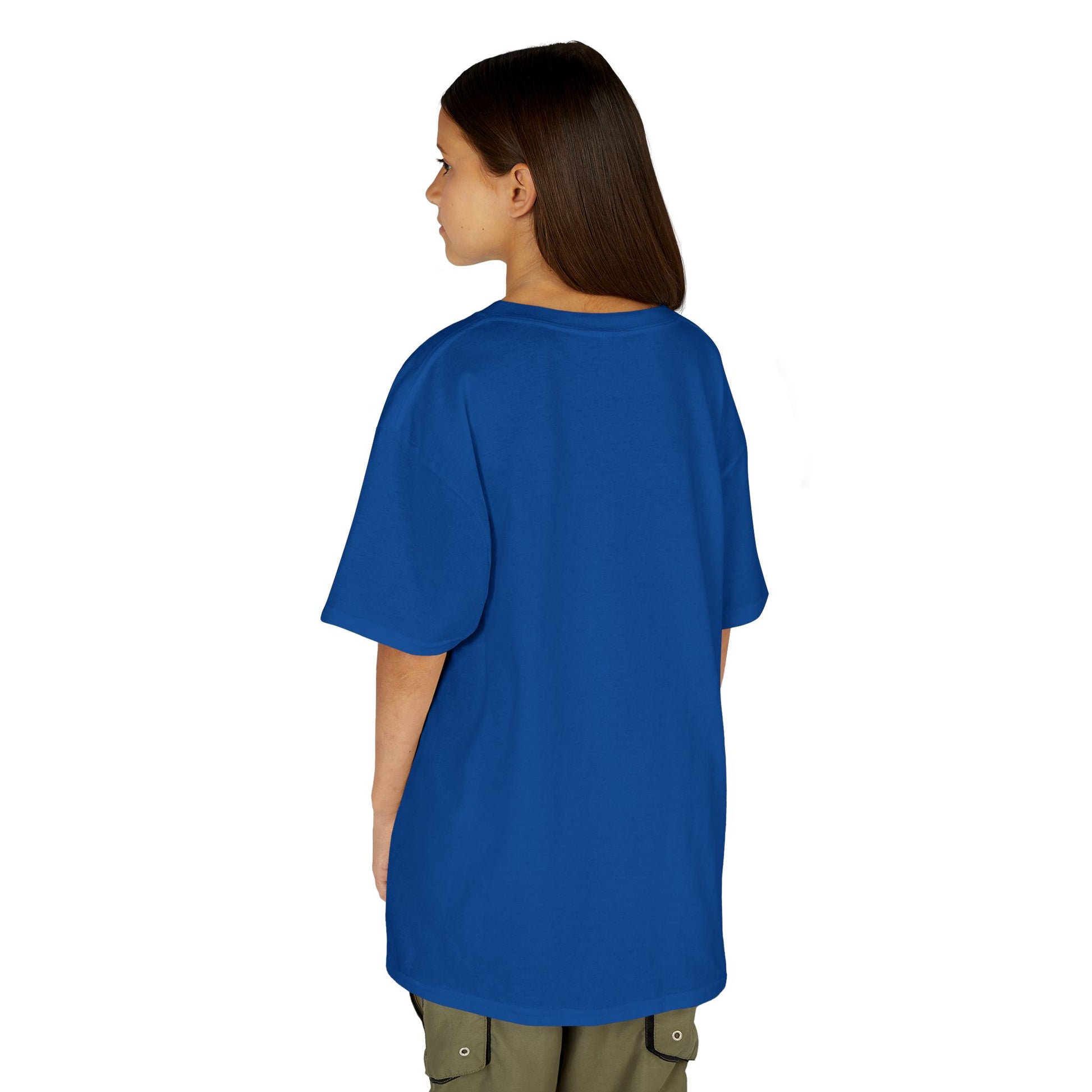 Sweet and Funny 'Raised by Meerkats' Kids Heavy Cotton™ Tee for Girls Who Love Meerkats, Wildlife - Schmartypants