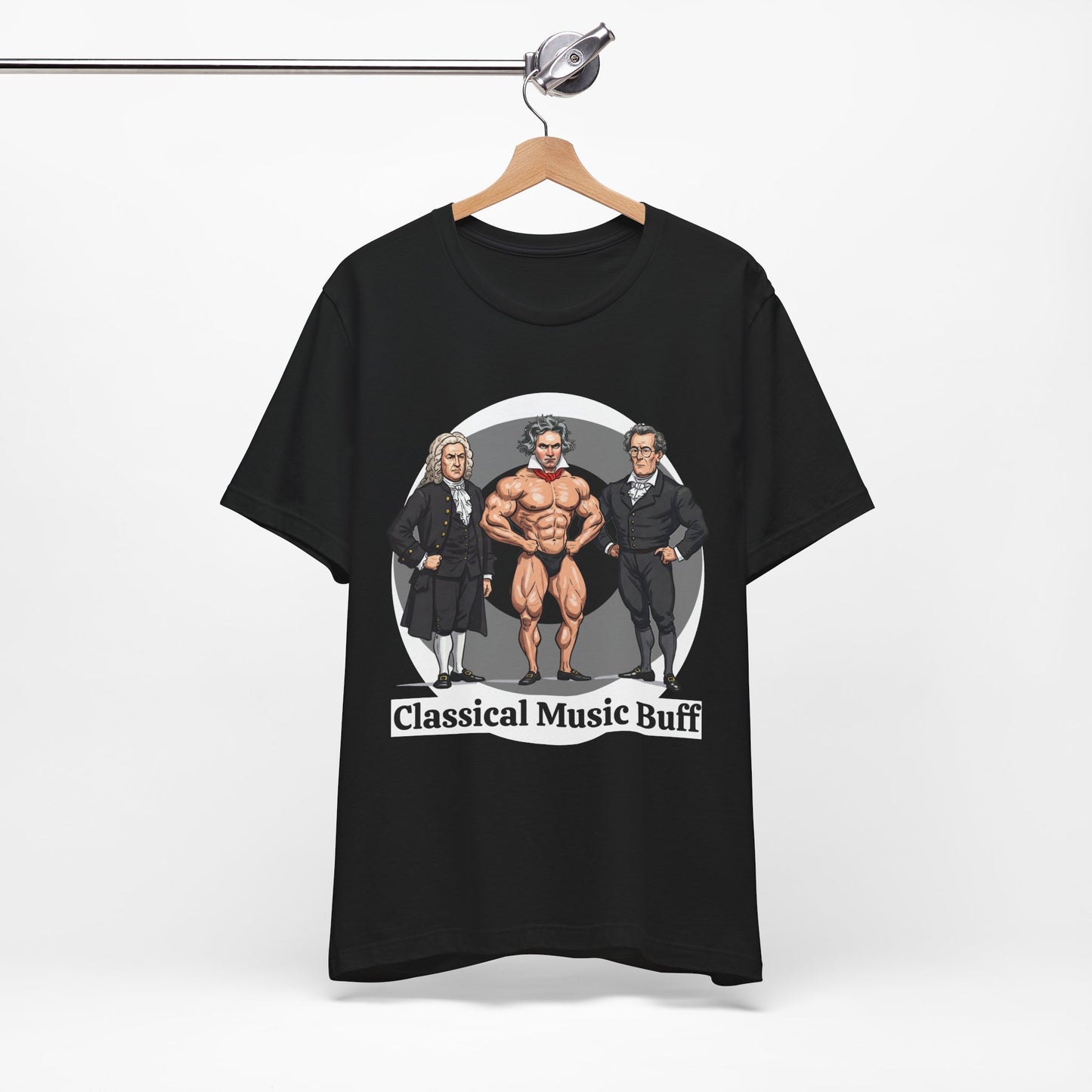 'Classical Music Buff' Unisex Tee - Perfect for Music Lovers & Gift Ideas - Hilarious Tee for Classical Music Listeners, Musicians