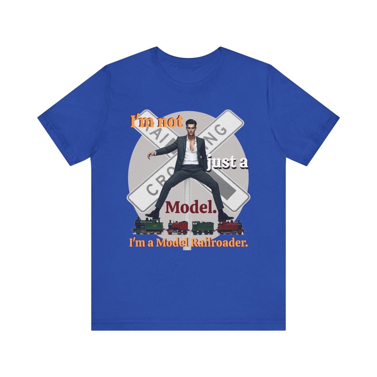 Funny Model Railroader Tee - Perfect Gift for Train Enthusiasts - Schmartypants