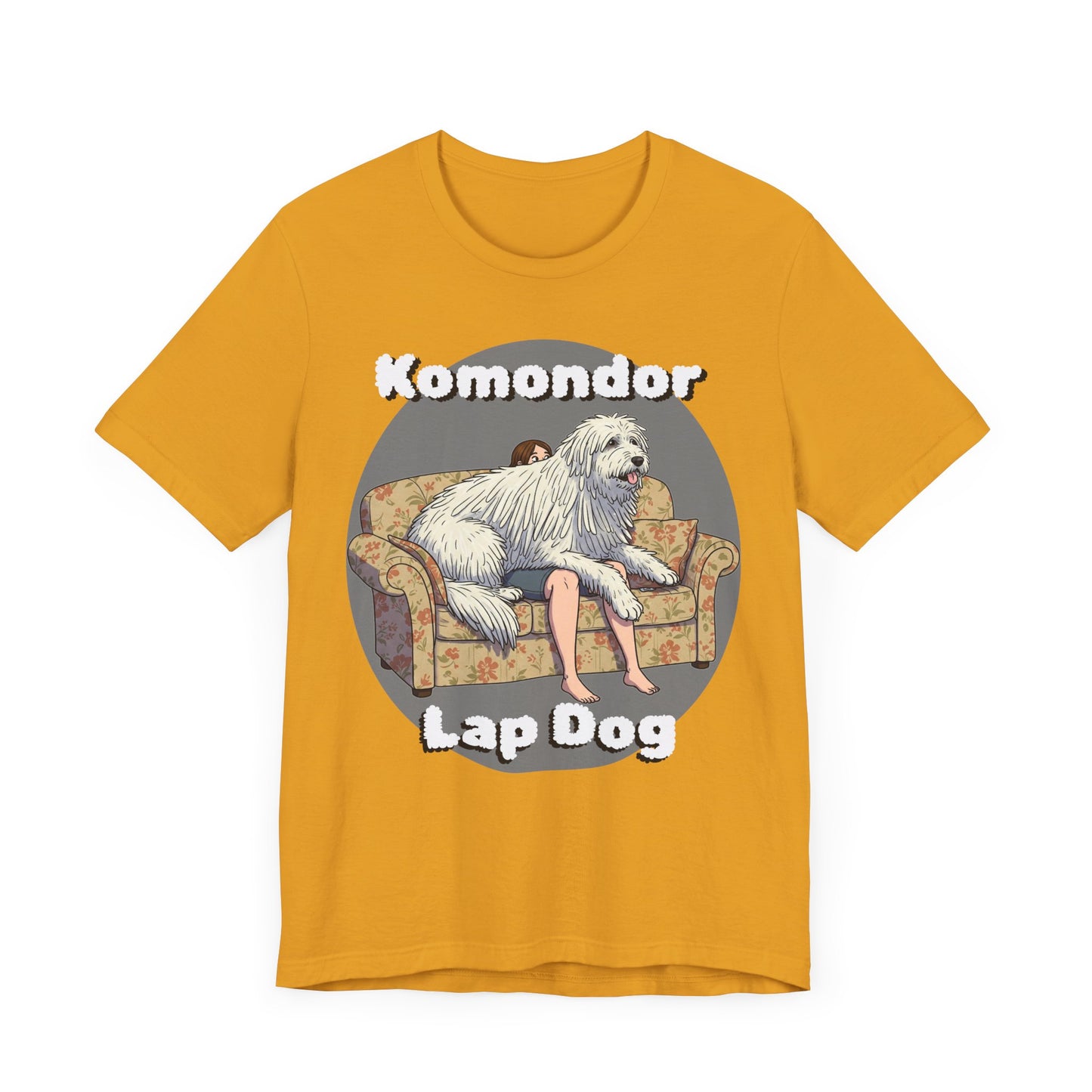Komondor Lap Dog Unisex Tee - Funny Dog Lover's Short Sleeve Shirt - Schmartypants
