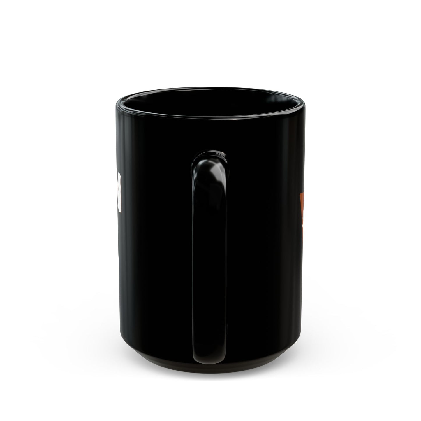 Listen to the Lion Black Mug - Inspirational Coffee Tea Cup for Animal Lovers, Van Morrison Fans - Schmartypants