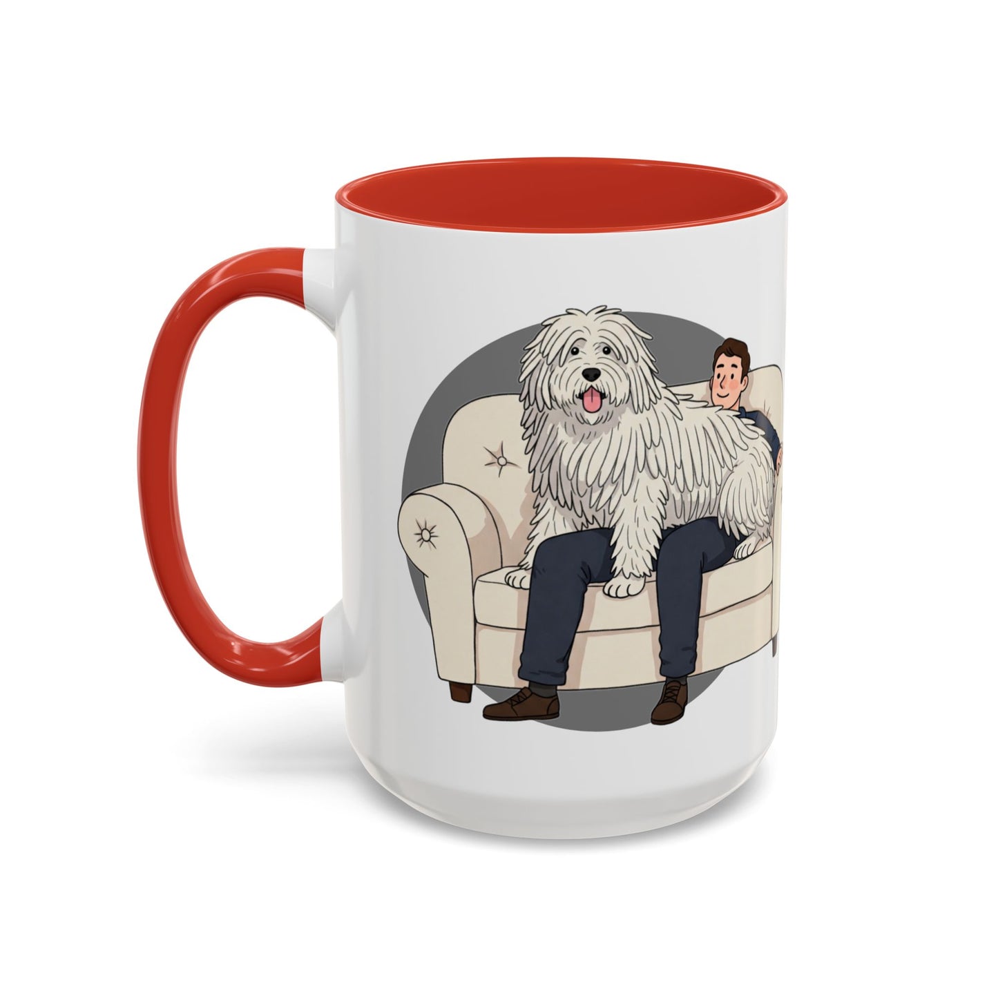 Komondor Lap Dog Coffee Mug - Funny Animal Lover Gift - Schmartypants
