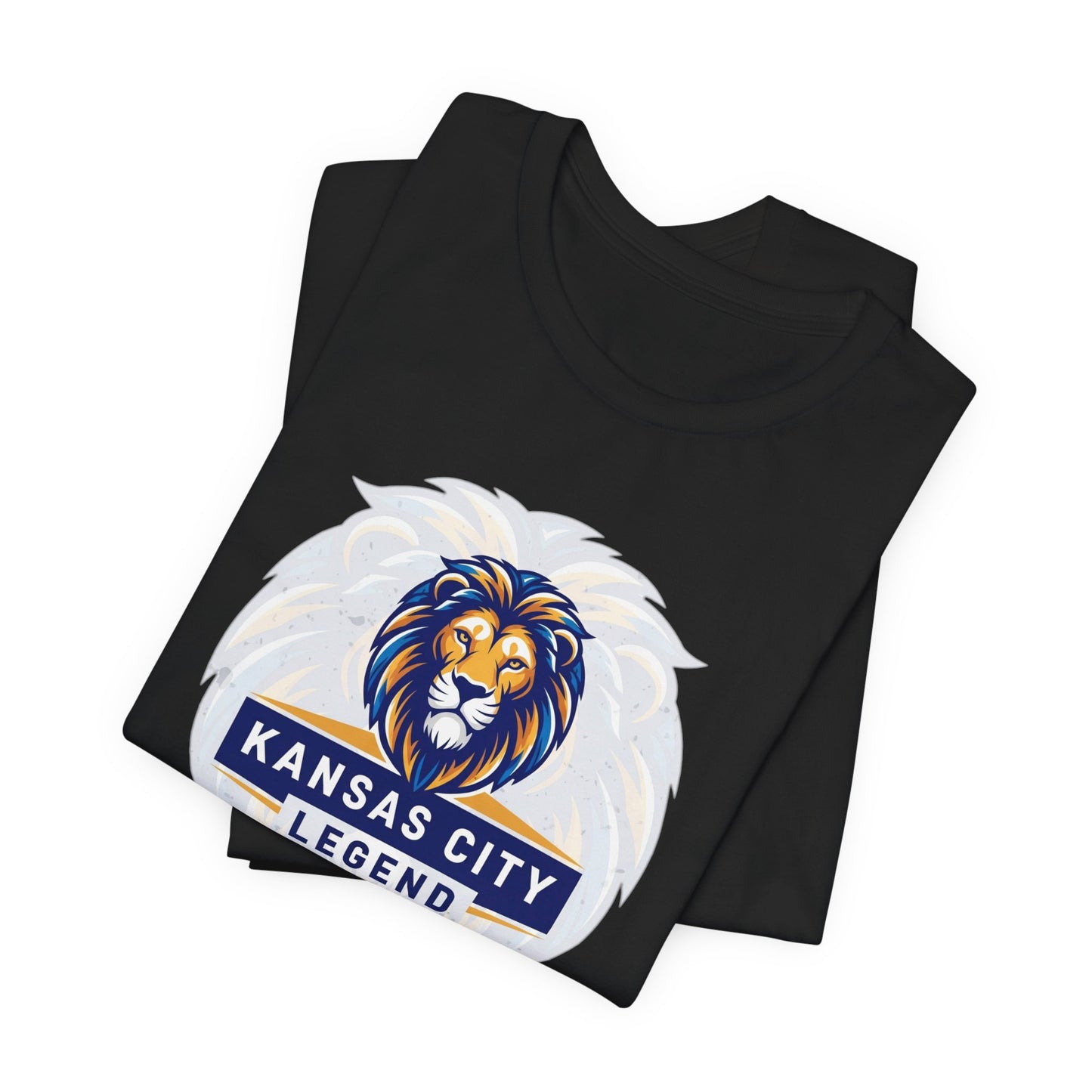 Kansas City Legend Lion Tee - Unisex Jersey T-shirt, Gift for Sports Fans, Casual Wear, Team Spirit, Birthday Present