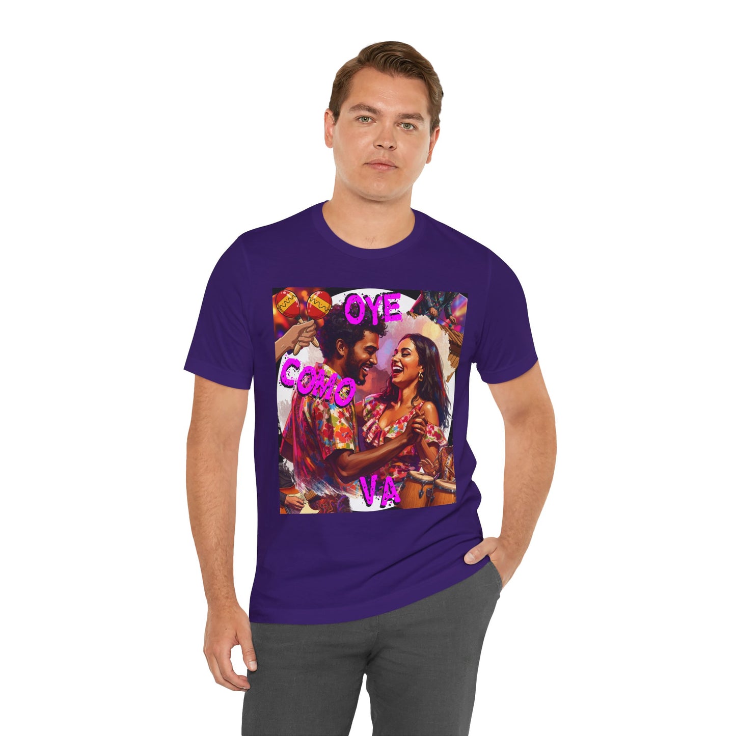 'Oye Como Va' Santana Inspired Tee for fans of Classic Rock and Latin Music