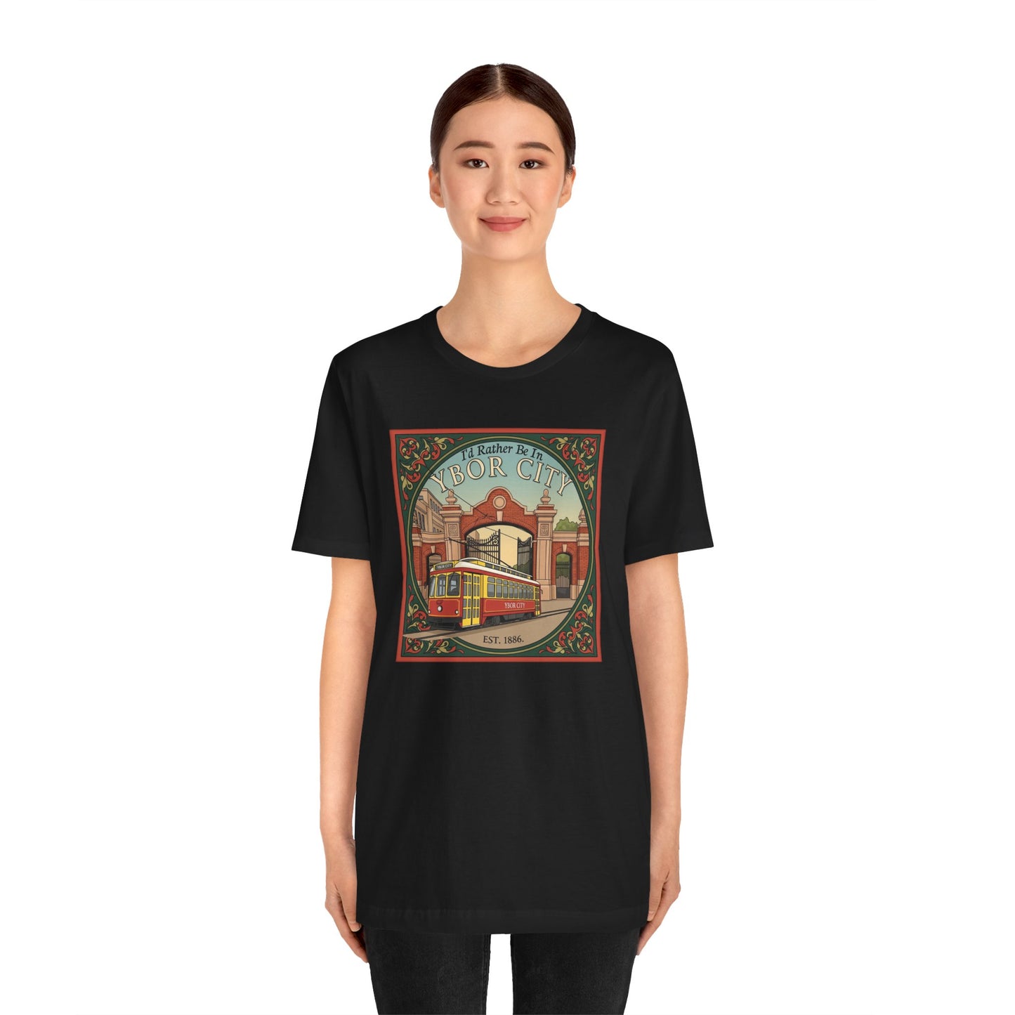 Ybor City Vintage Tee, Tampa Florida Arts District Unisex Shirt, Music Lovers Gift, Retro Style T-shirt, Hipster Clothing