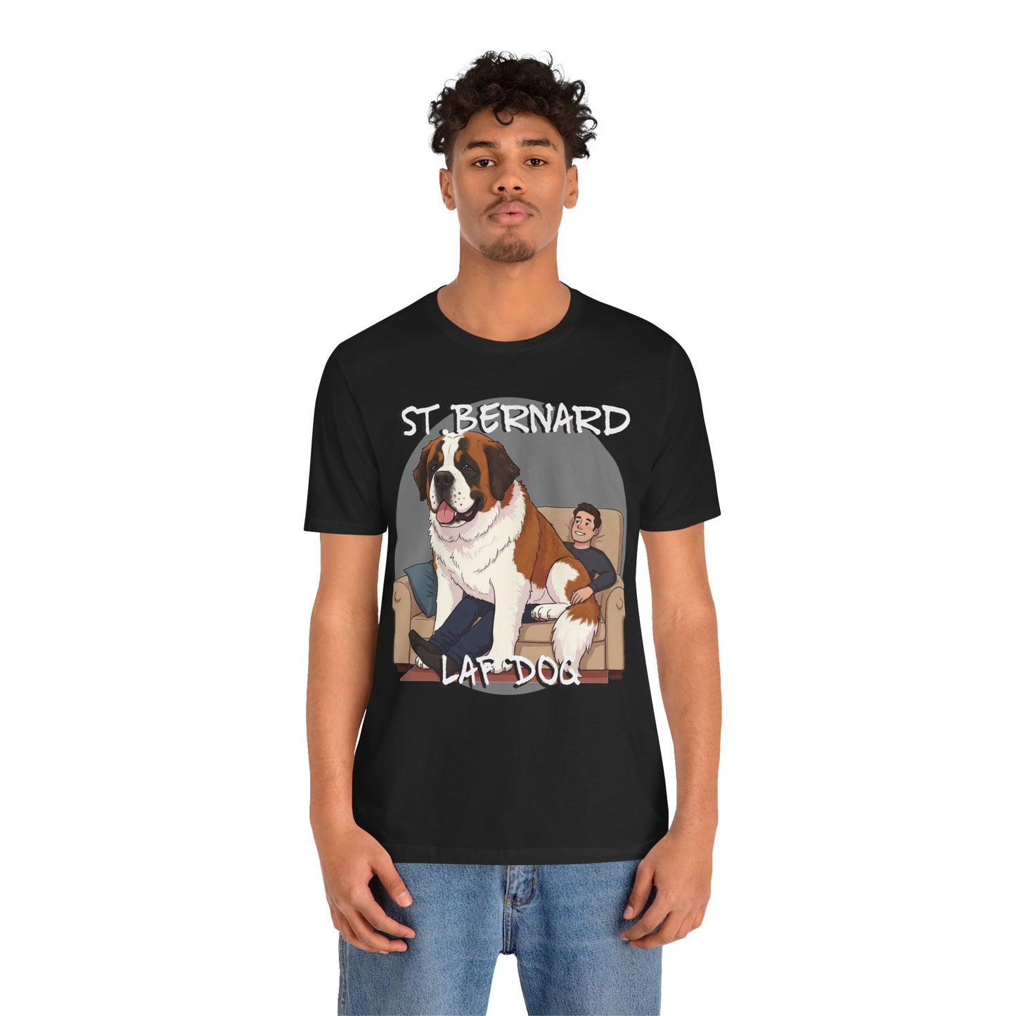 St. Bernard Funny Dog Tee - Unisex Jersey Short Sleeve T-Shirt - Schmartypants