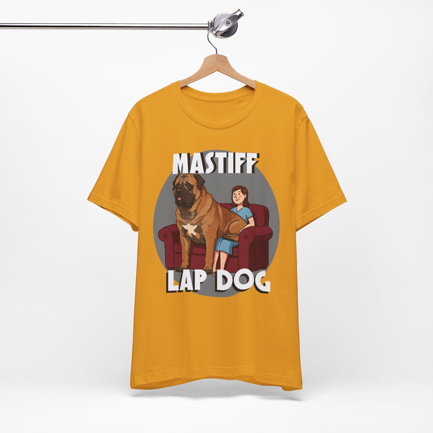 Mastiff Lap Dog T-Shirt – Hilarious and Comfy Tee for Dog Lovers - Schmartypants