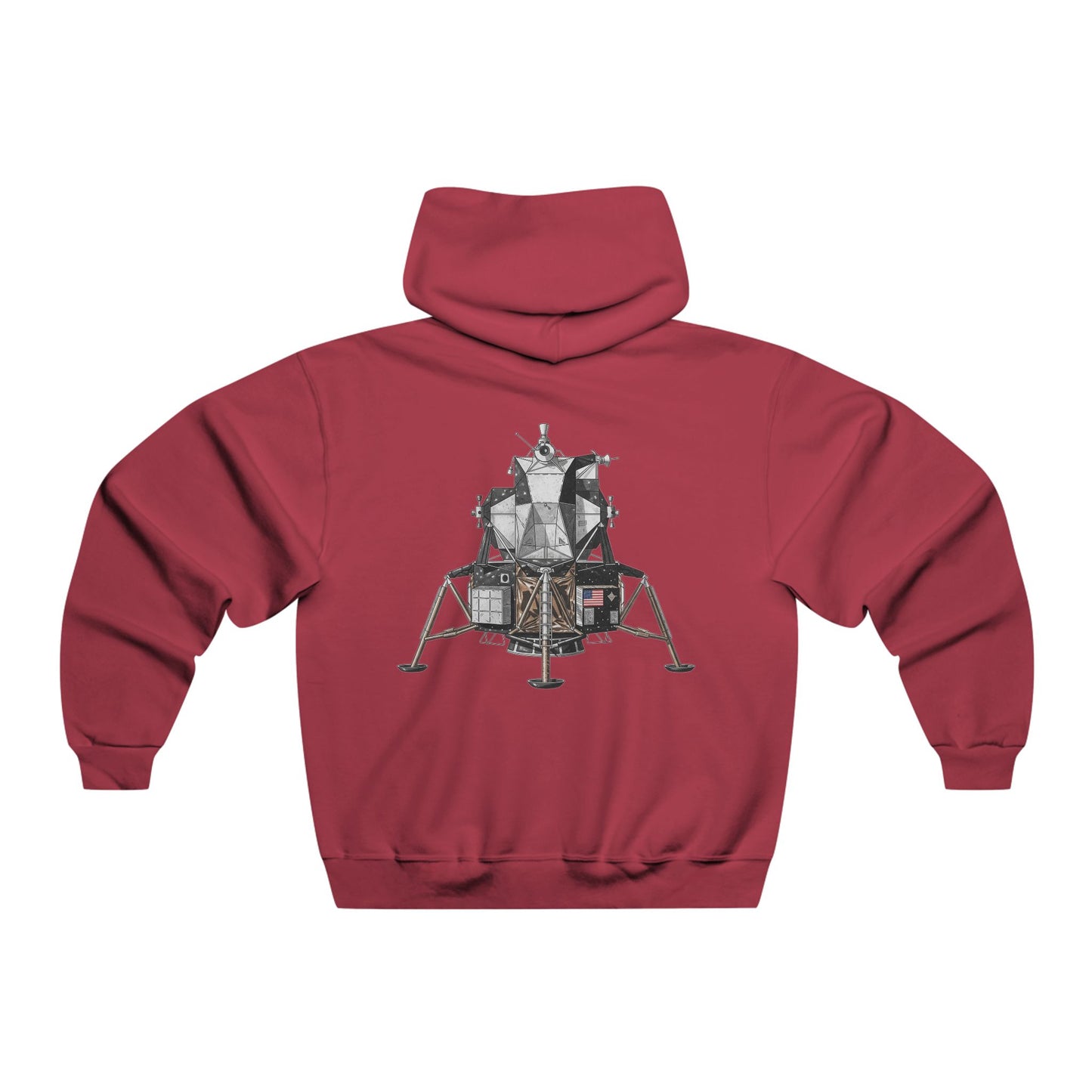 Apollo Moon Landing Hoodie, Neil Armstrong Quotes, Lunar Footprint, Eagle Lander, Space Gift, Science Lover Gift, Astronomy Hoodie, NASA