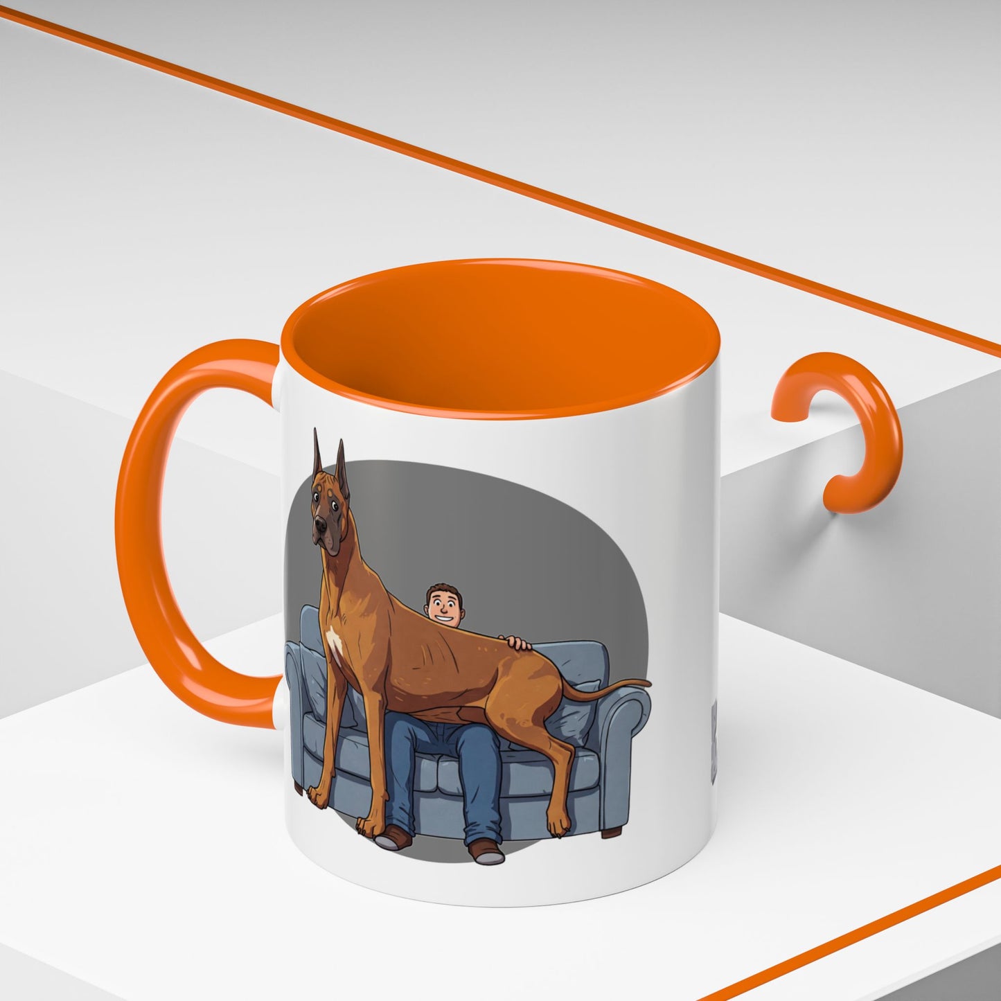 Hilarious Great Dane Lap Dog Coffee Mug - Funny Dog Lover Gift - Schmartypants