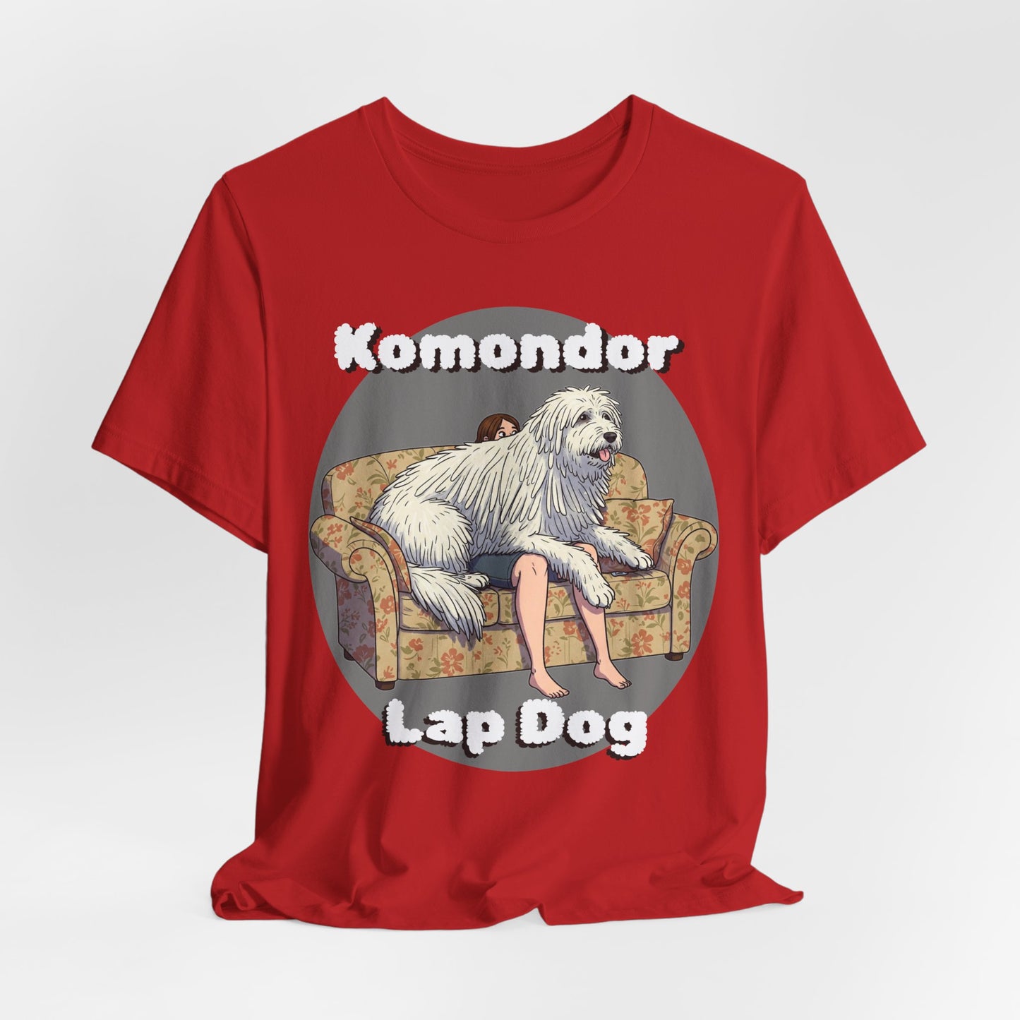 Komondor Lap Dog Unisex Tee - Funny Dog Lover's Short Sleeve Shirt - Schmartypants