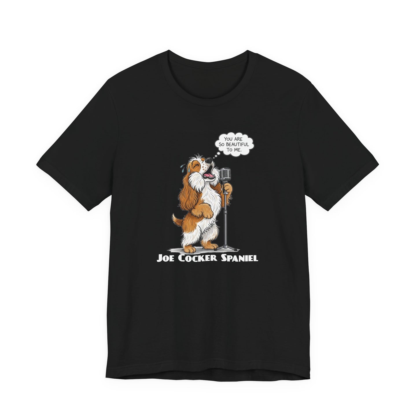 Funny 'Joe Cocker Spaniel' Dog Lovers Tee, Unisex Dog Shirt, Funny Pet Owner Apparel