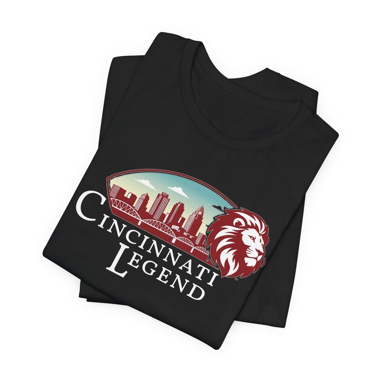 Cincinnati Legend Unisex Tee | Casual Graphic Shirt, Gift for Sports Fans, Urban Style Apparel, Festival Outfit, Souvenir Wear