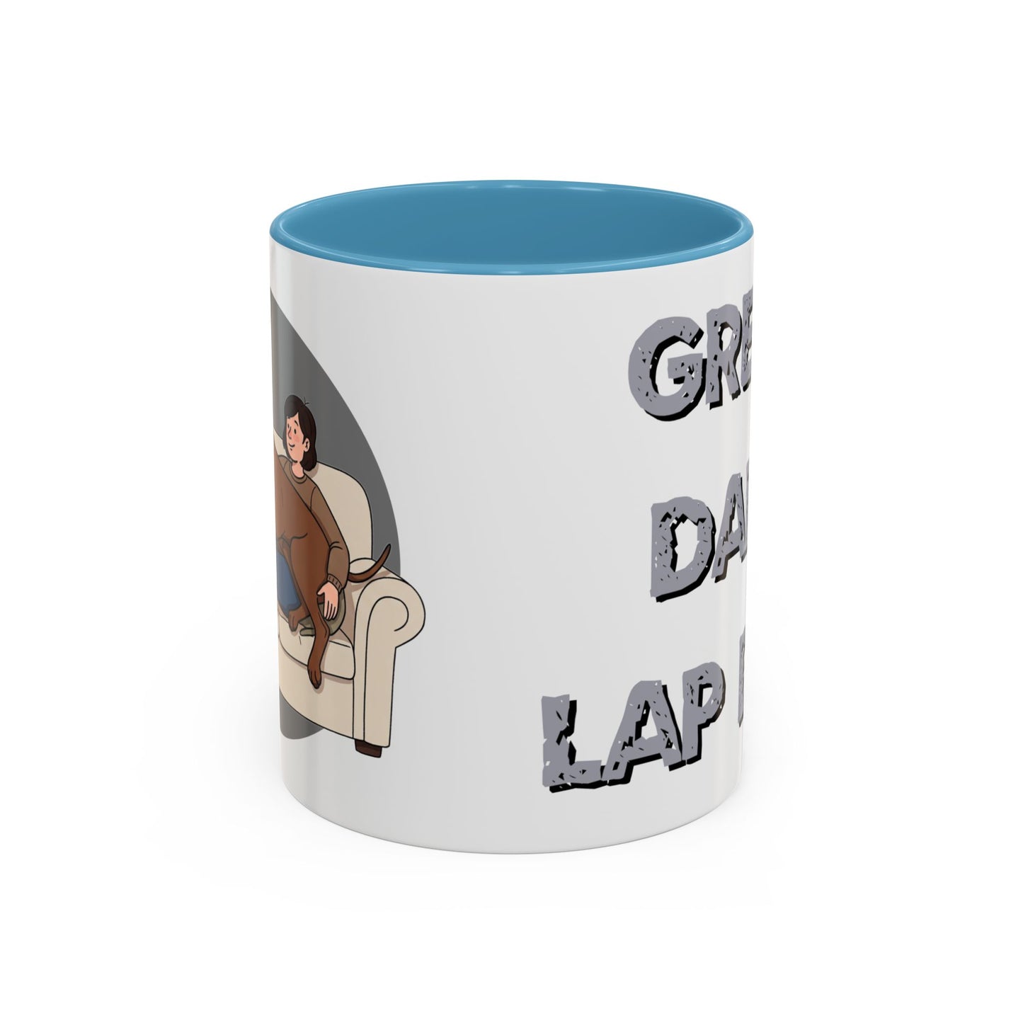 Great Dane Lap Dog Coffee Mug - Funny Pet Lover Gift - Schmartypants