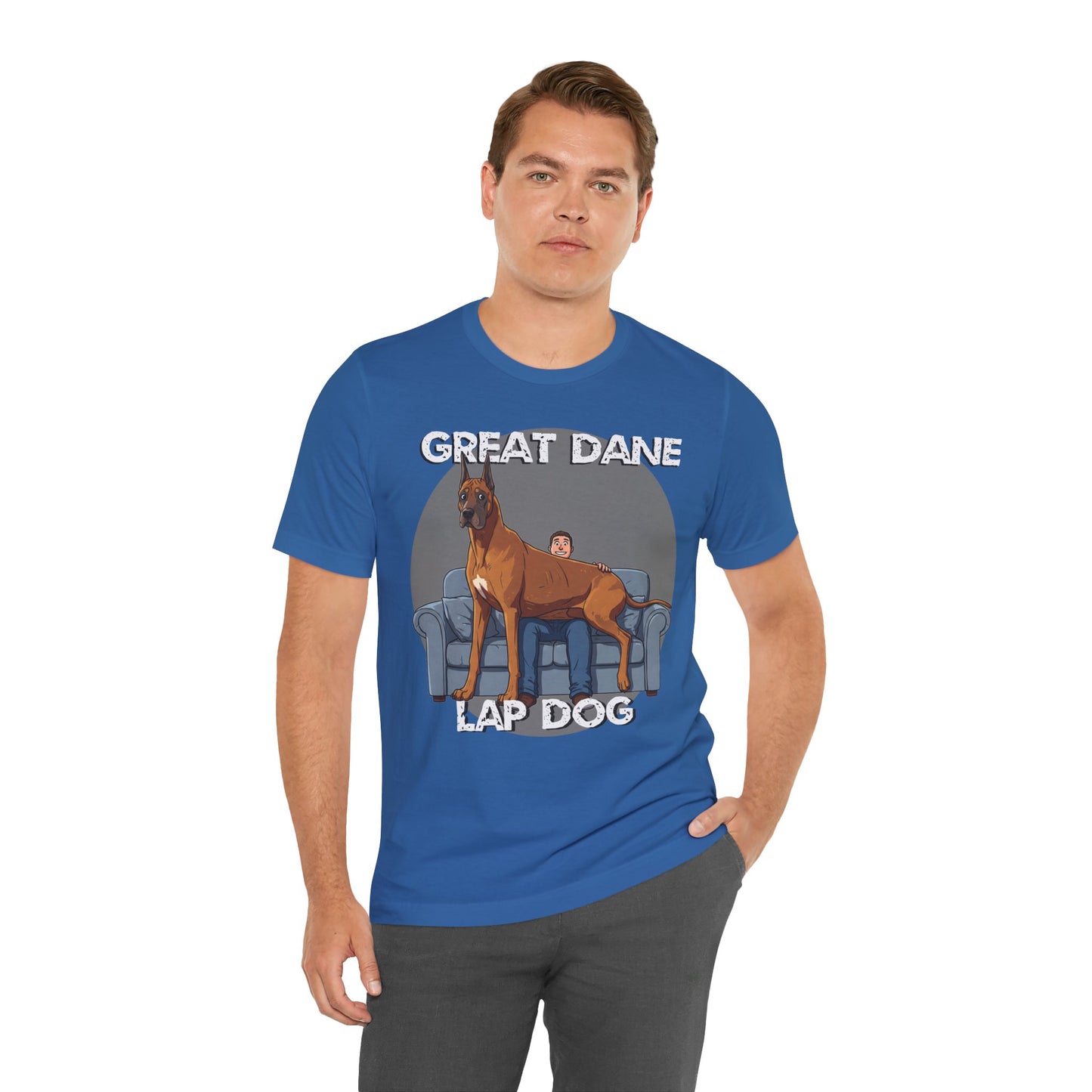 Great Dane Lap Dog Unisex Tee - Hilarious Dog Lover Graphic T-Shirt - Schmartypants