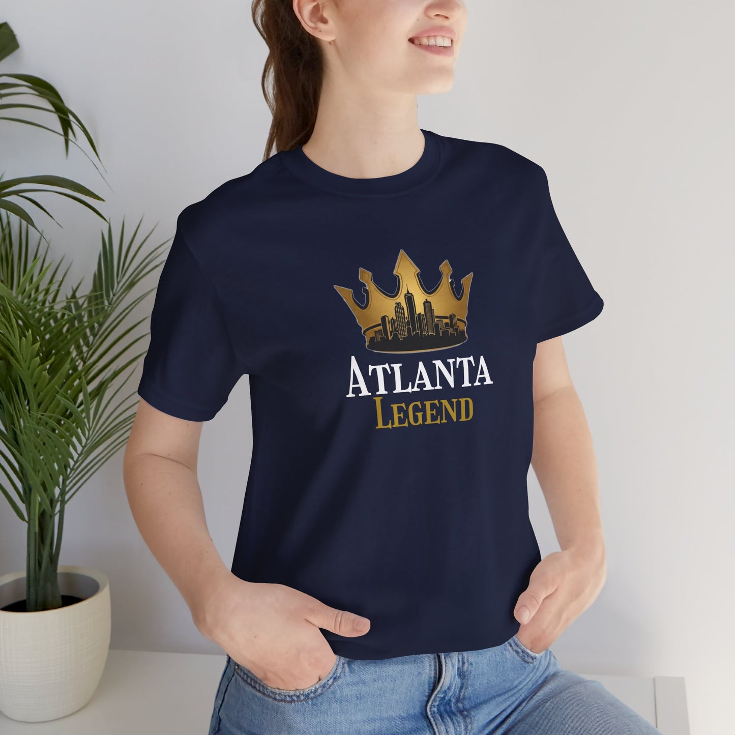 Atlanta Legend Unisex Short Sleeve T-Shirt, Atlanta Nightlife Tee
