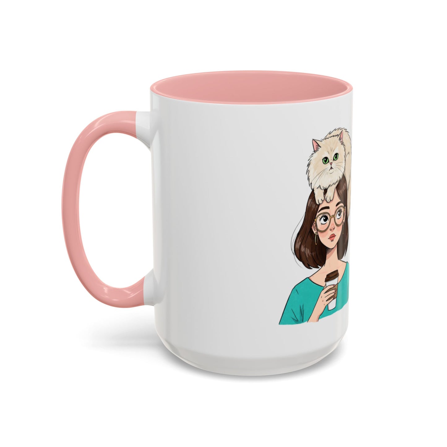 Adopted by a Cat Accent Coffee Mug - Perfect Gift for Cat Lovers - Funny Cat - Feline Humor - Schmartypants